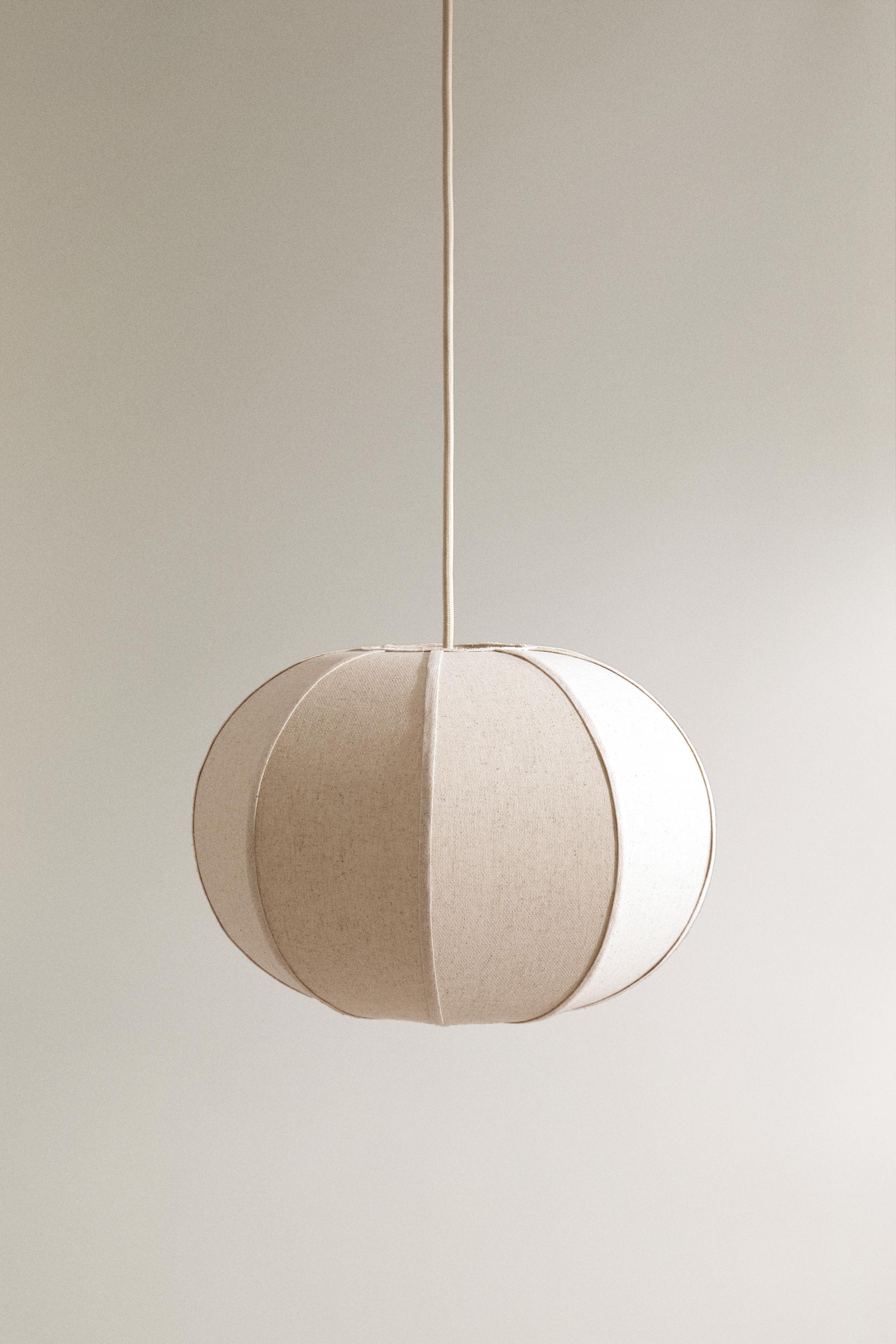 SMALL LINEN PENDANT LAMP