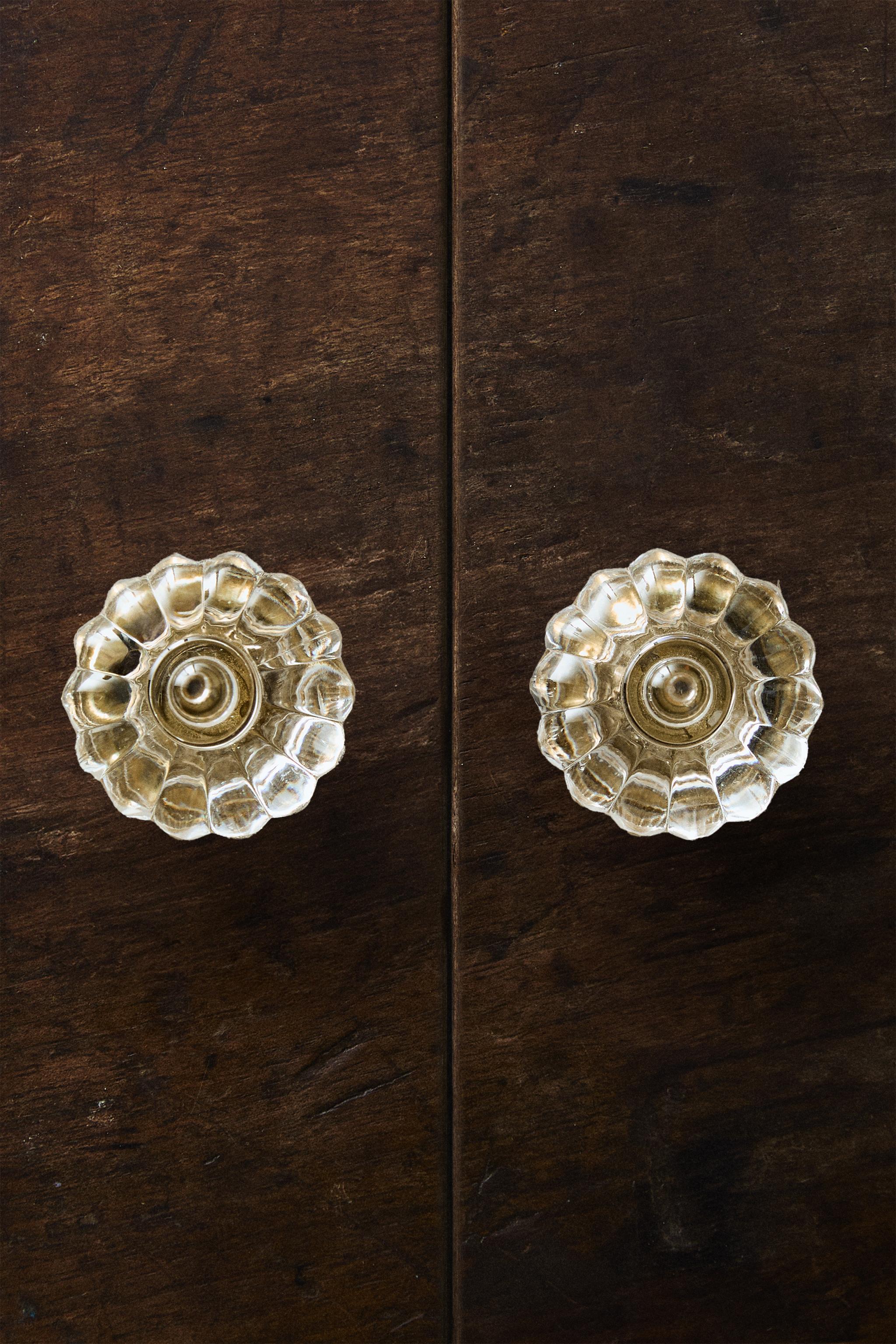 SET OF ACRYLIC FLOWER KNOBS (SET OF 2)