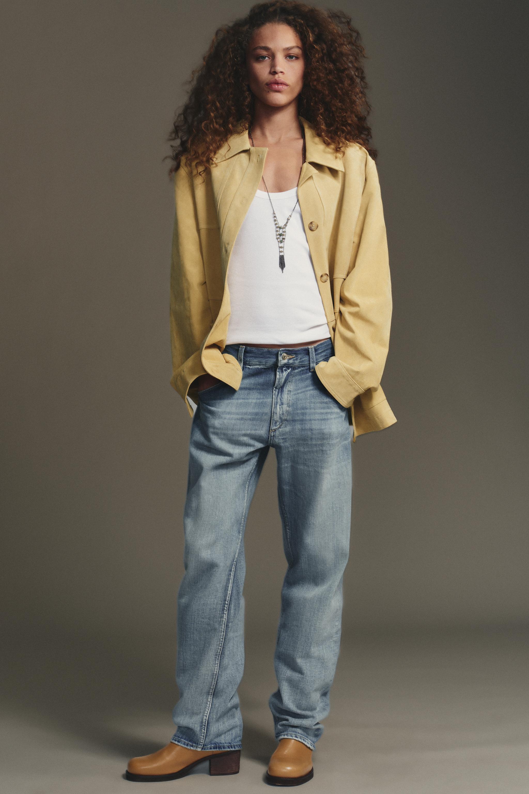 100% SUEDE LEATHER JACKET