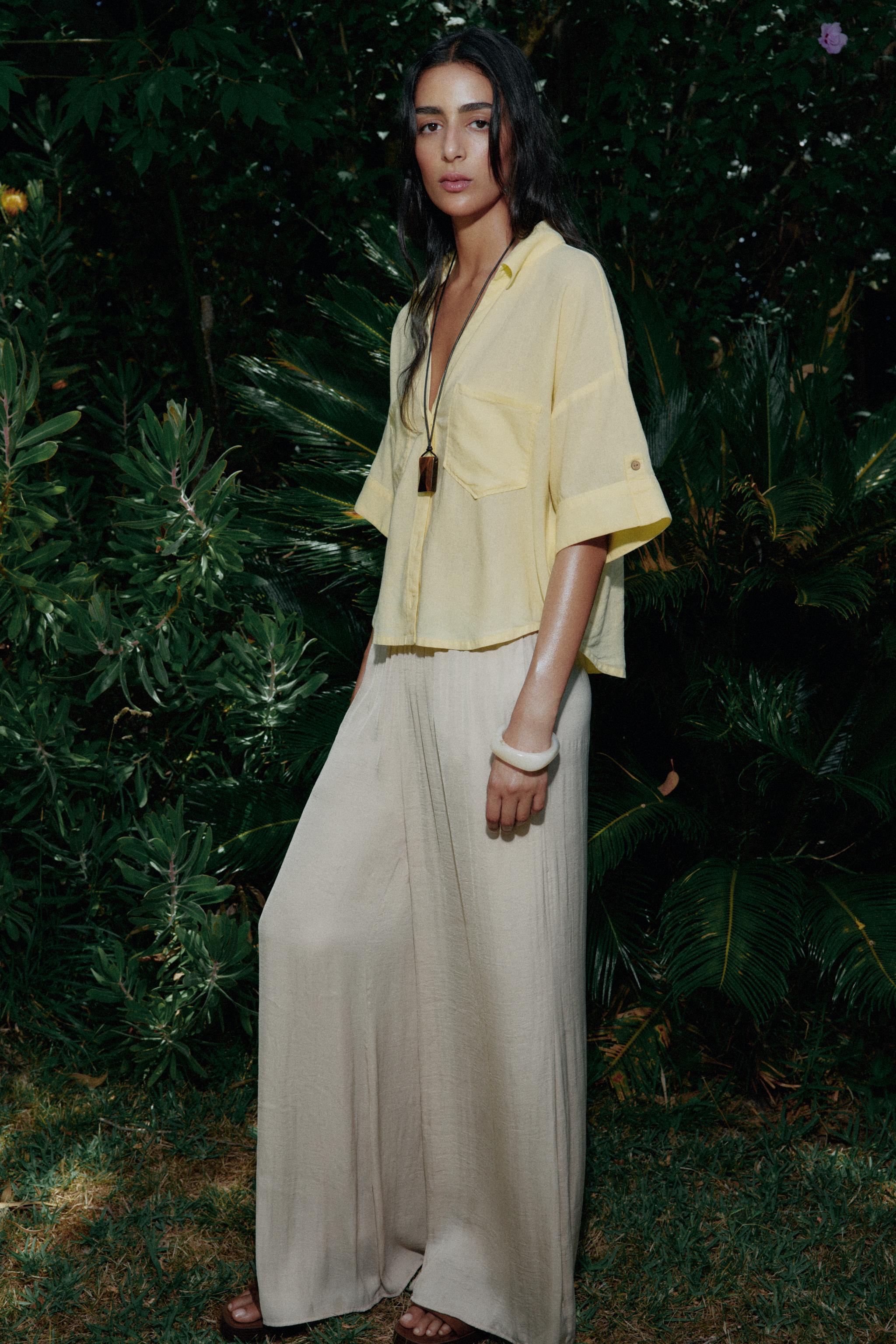 FLOWY WIDE LEG PANTS