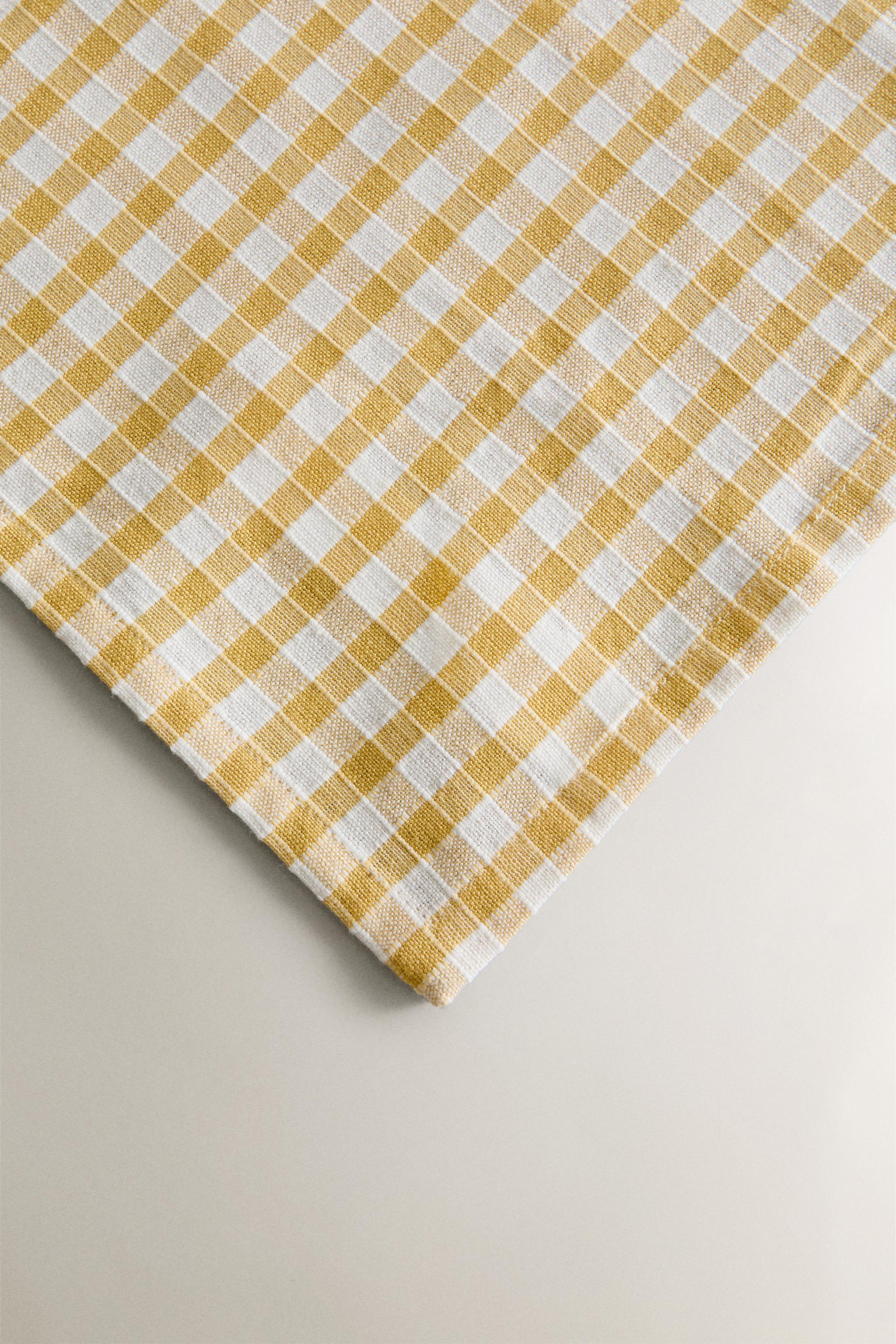 SET OF GINGHAM COTTON NAPKINS (SET OF 2)