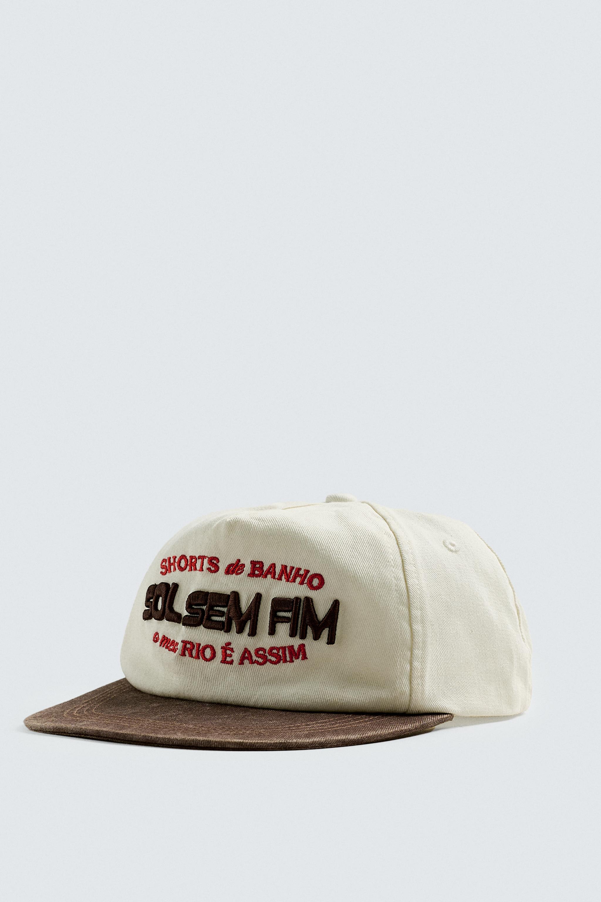 CONTRAST EMBROIDERY CAP