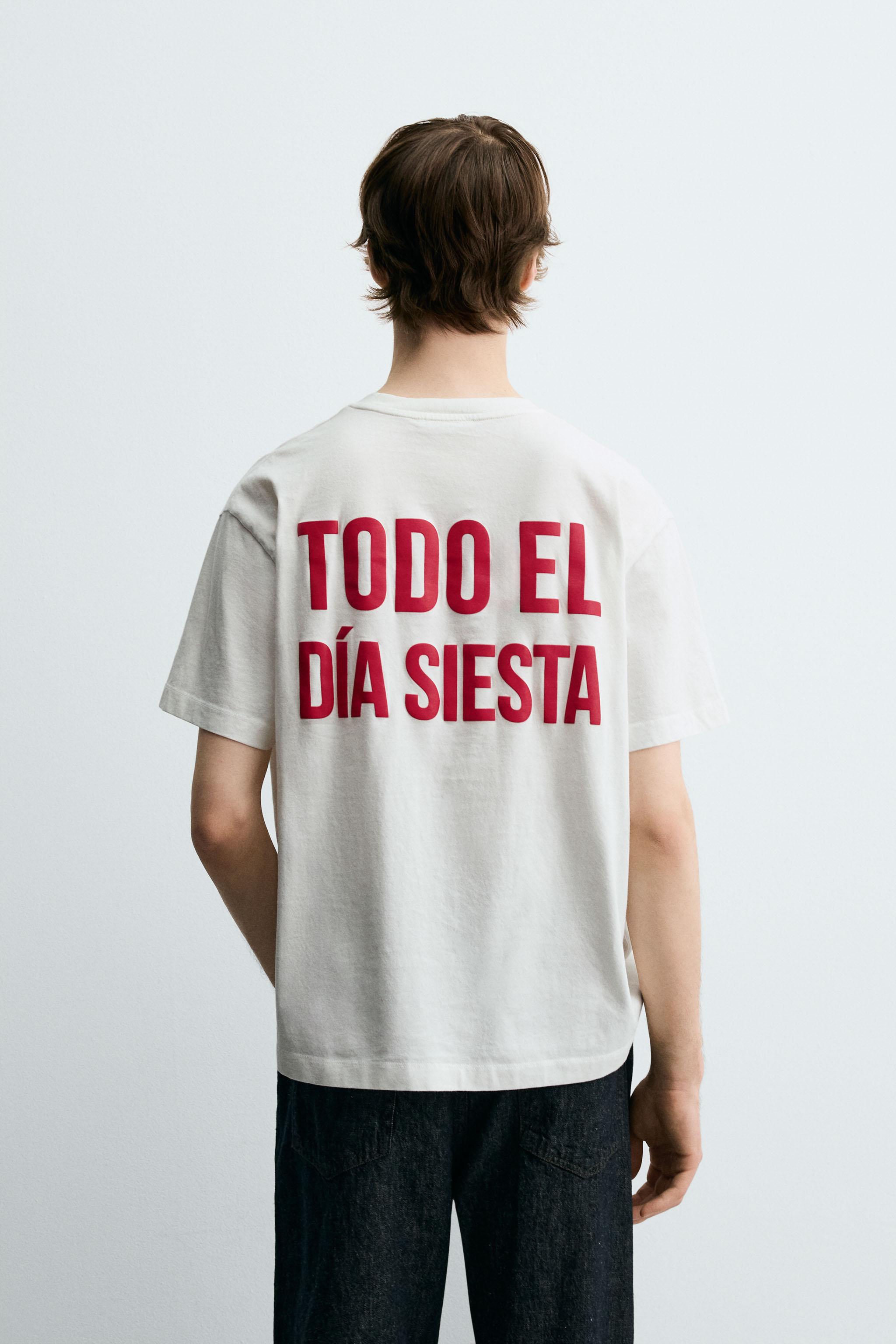 SIESTA TEXT T-SHIRT