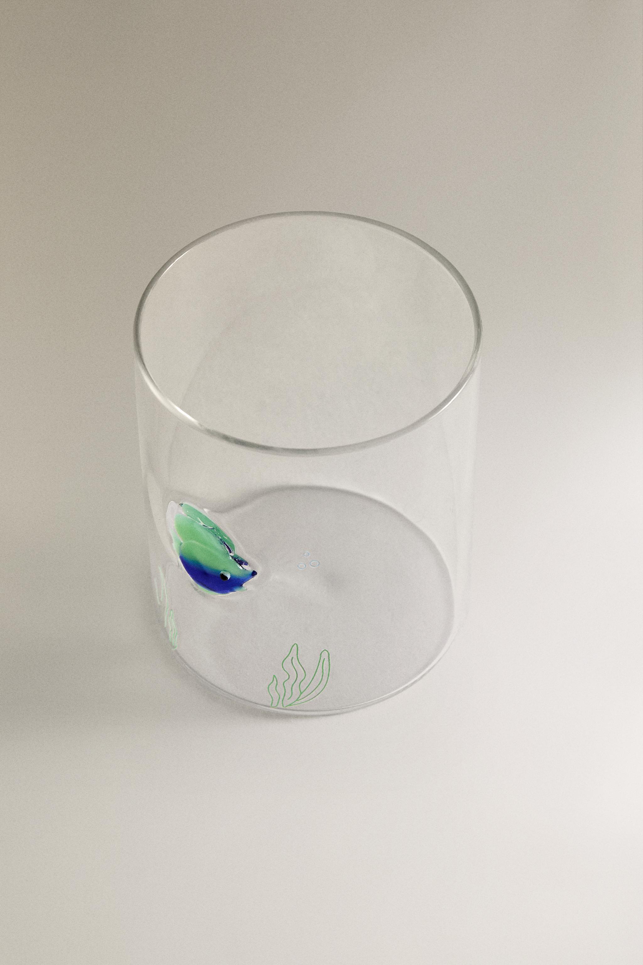 BOROSILICATE GLASS FISH TUMBLER
