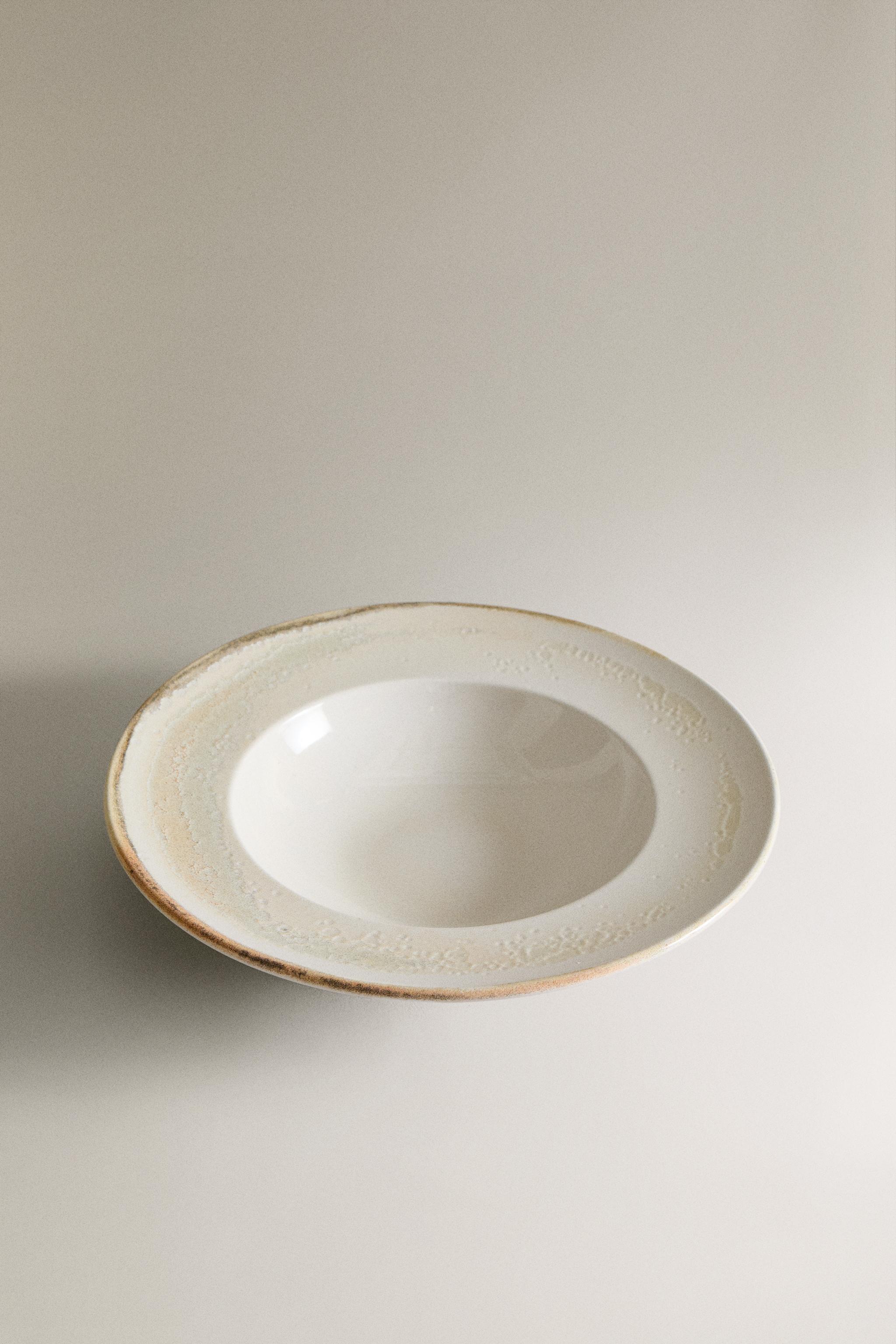 STONEWARE PASTA PLATE