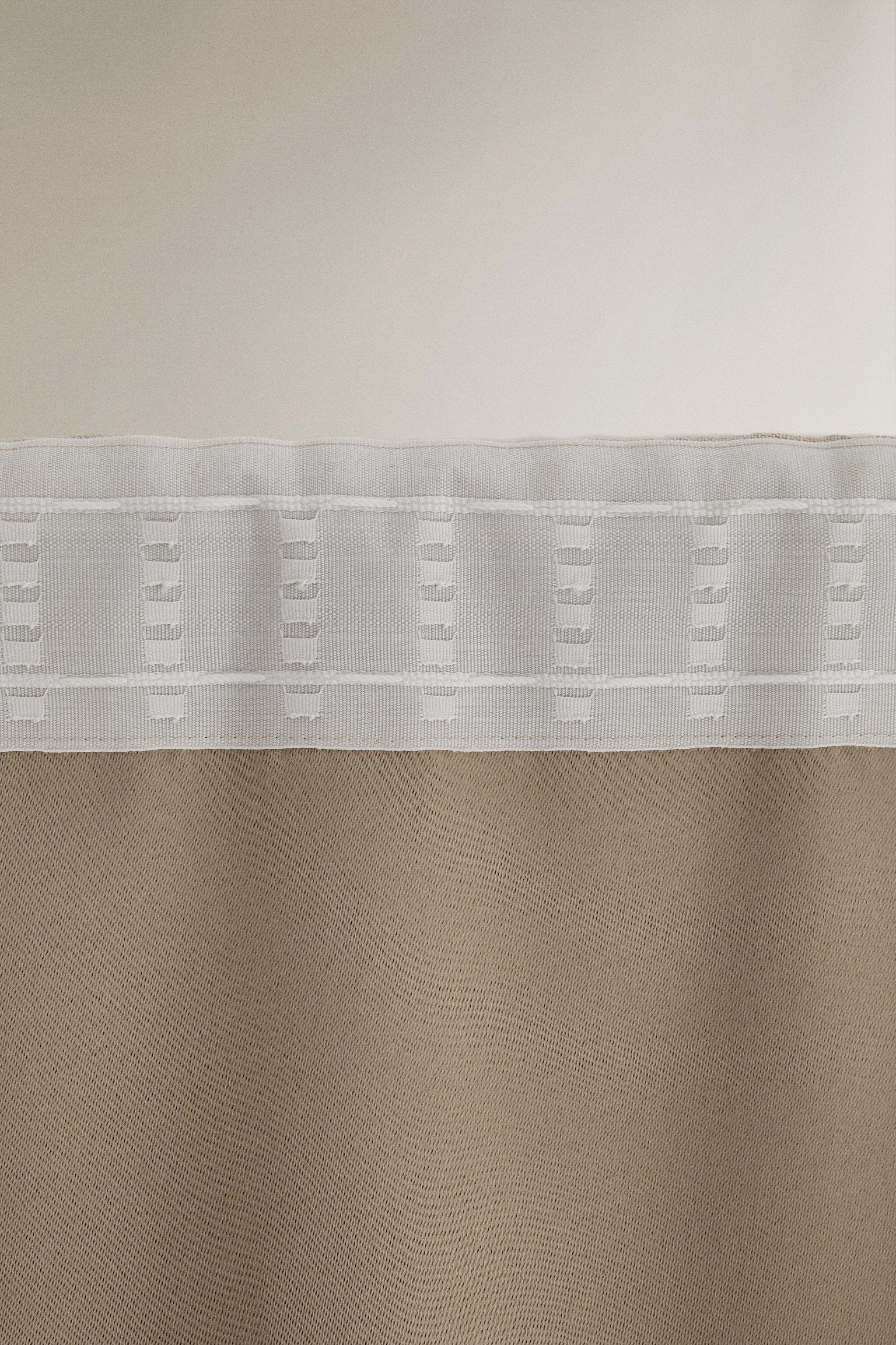 LIGHT BEIGE BLACKOUT CURTAIN