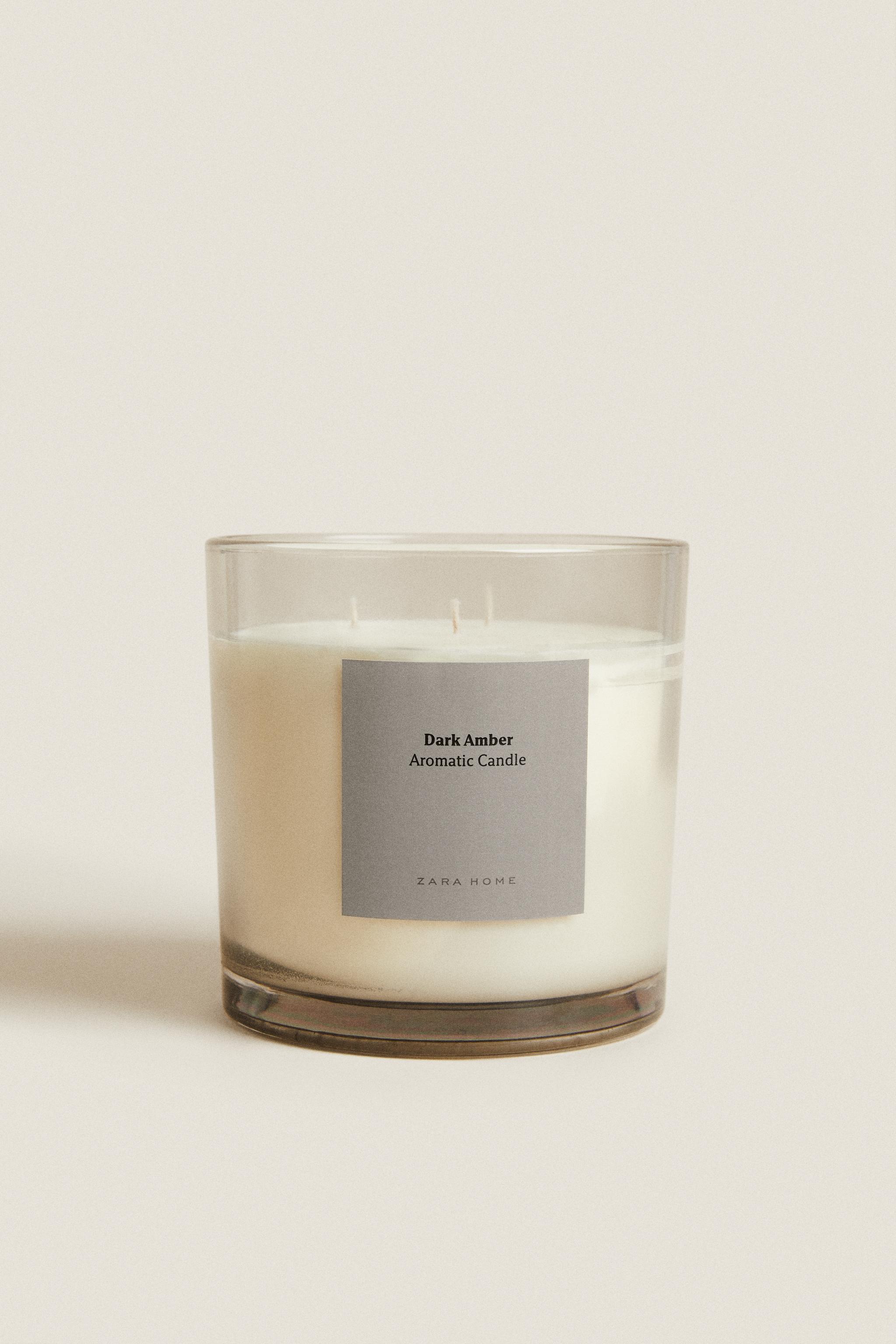 (620 G) DARK AMBER SCENTED CANDLE