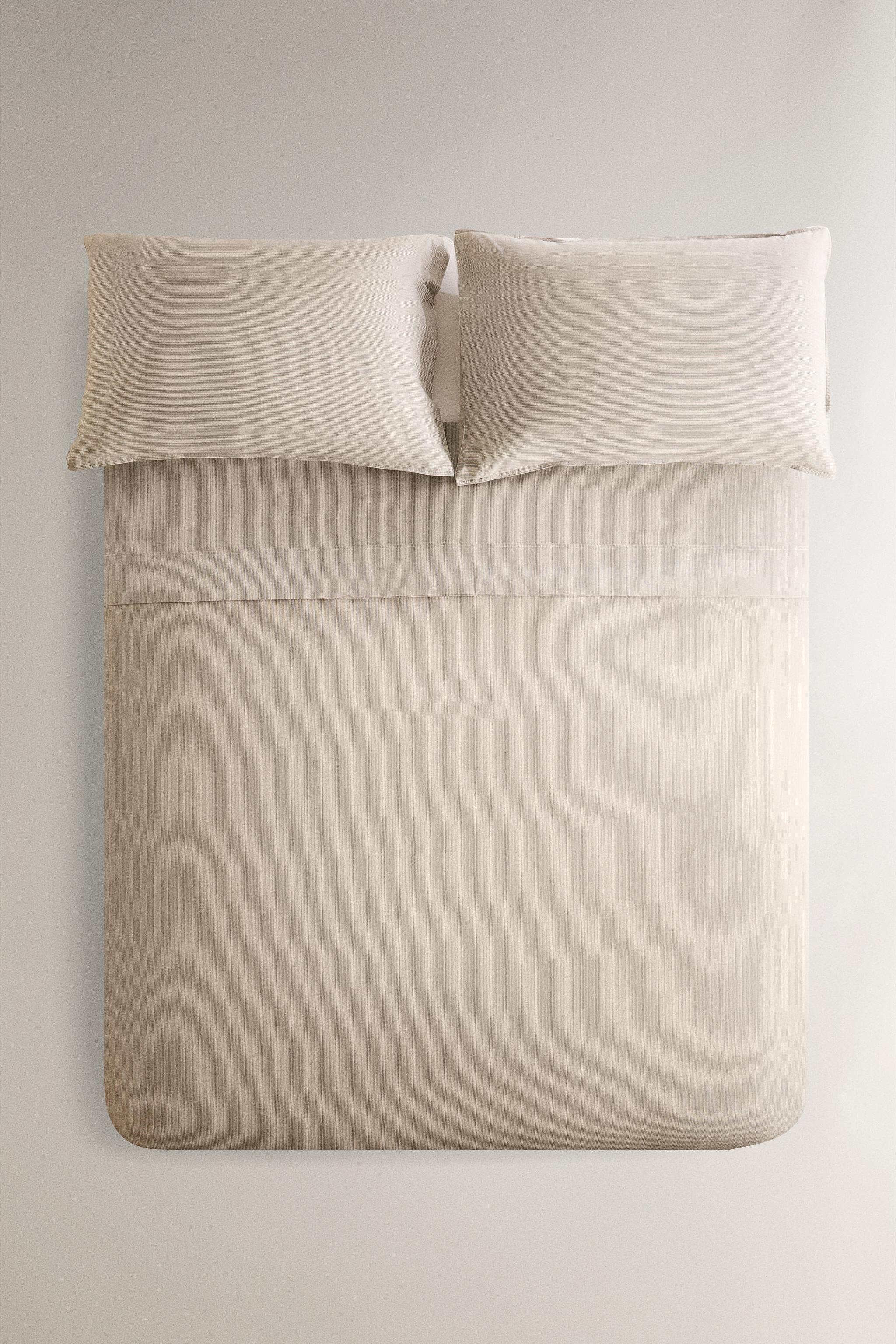 REVERSIBLE STRIPED DUVET COVER