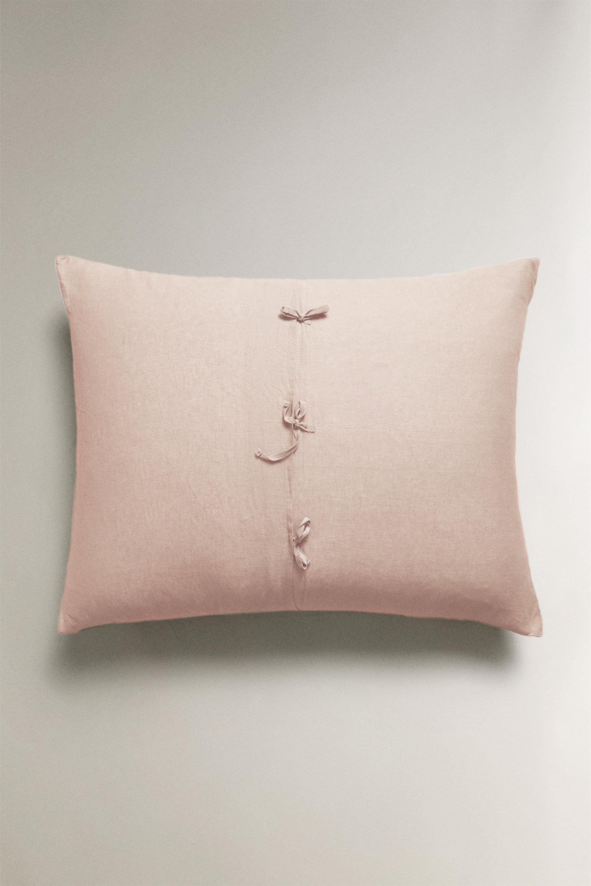 XXL LINEN THROW PILLOW COVER