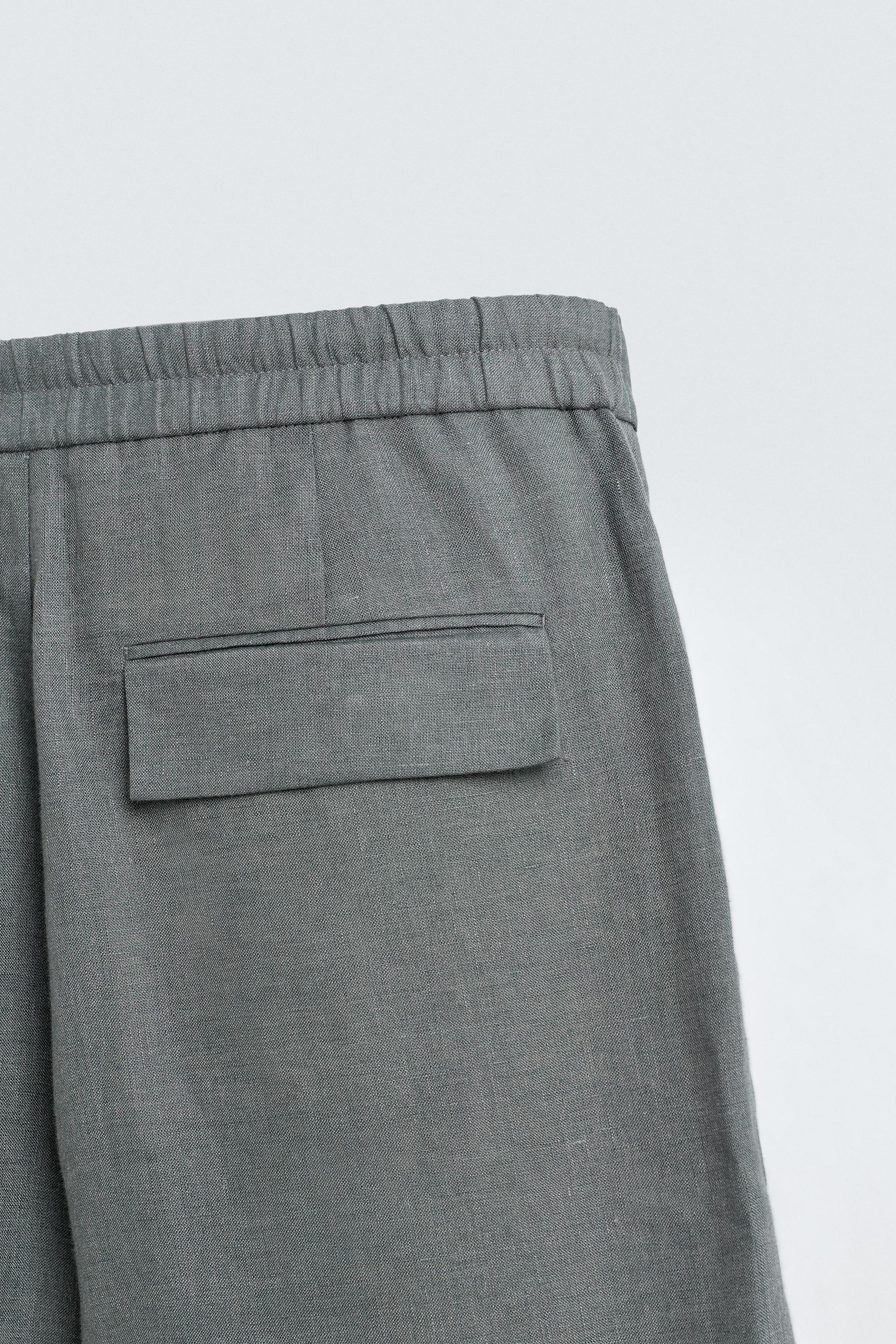 100% LINEN SUIT PANTS