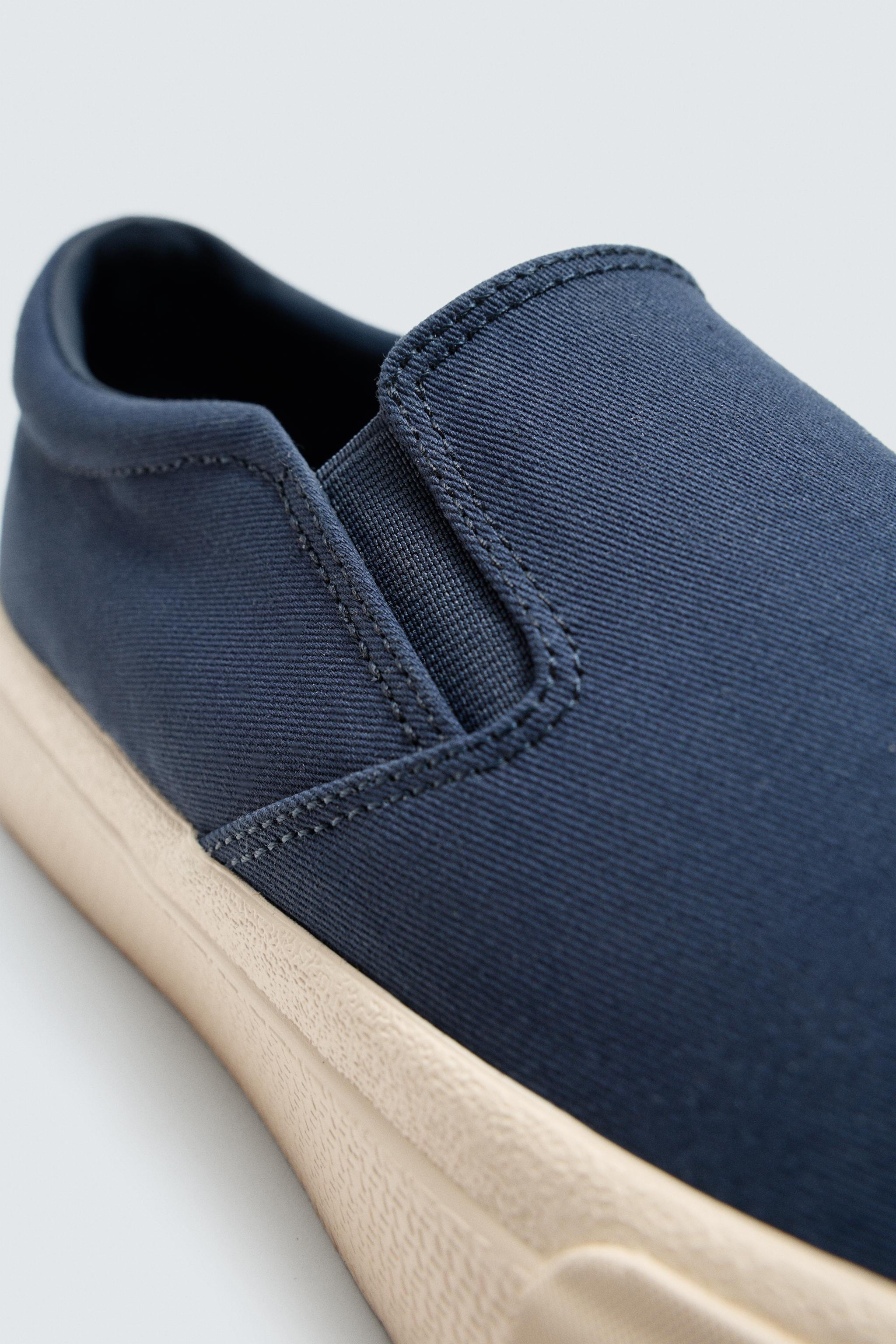 FABRIC LACELESS SNEAKERS