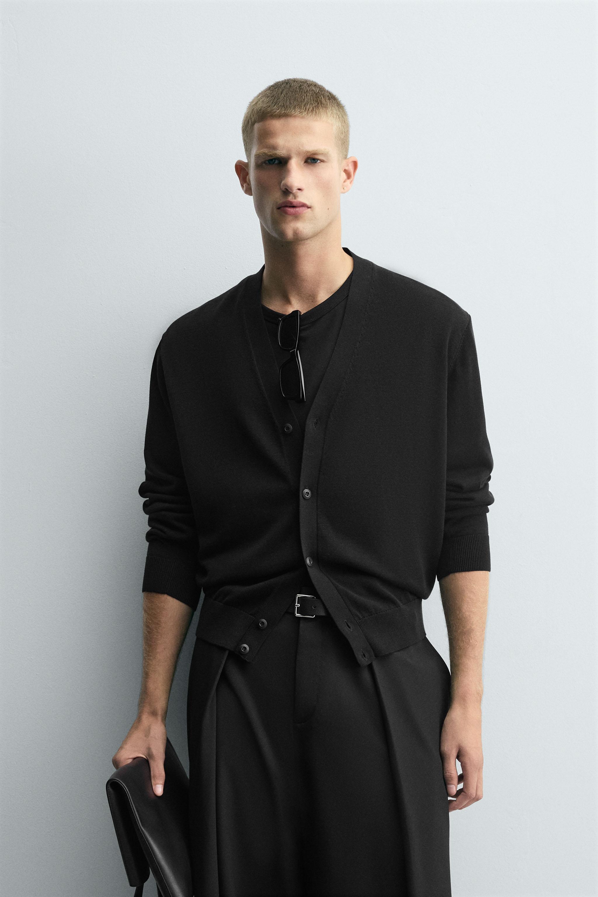 LIGHTWEIGHT STRUCTURED CARDIGAN