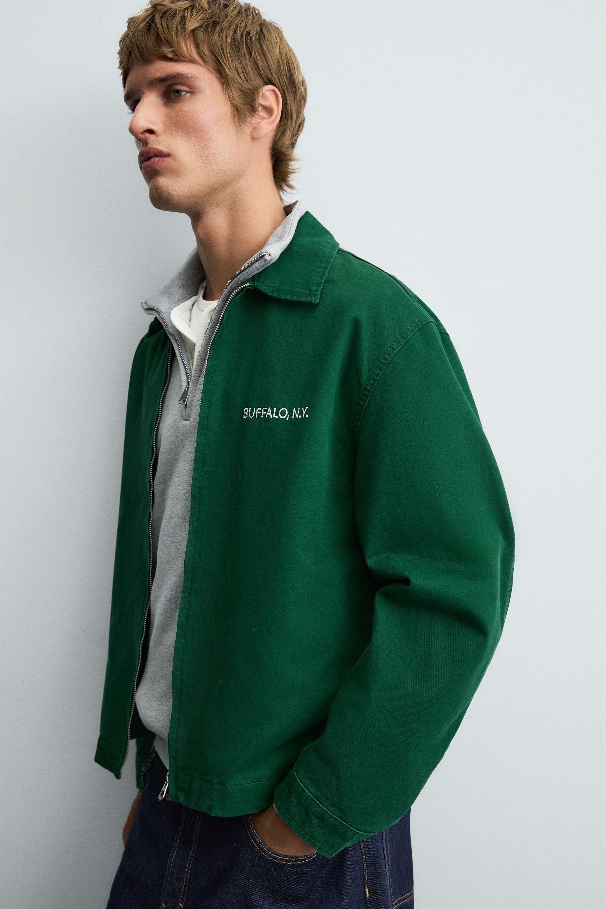 EMBROIDERED ZIP-UP JACKET