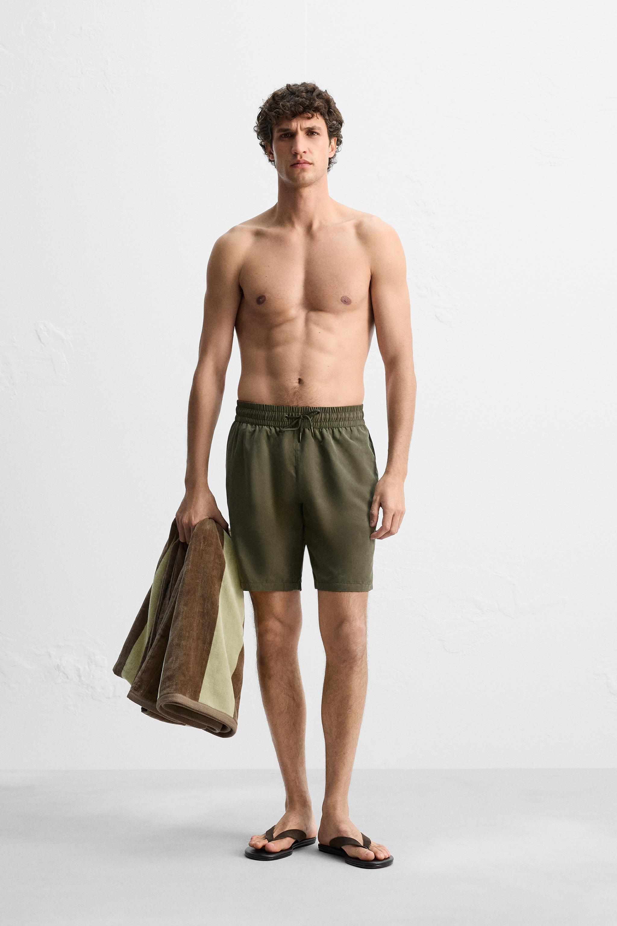 BASIC LONG SWIM TRUNKS