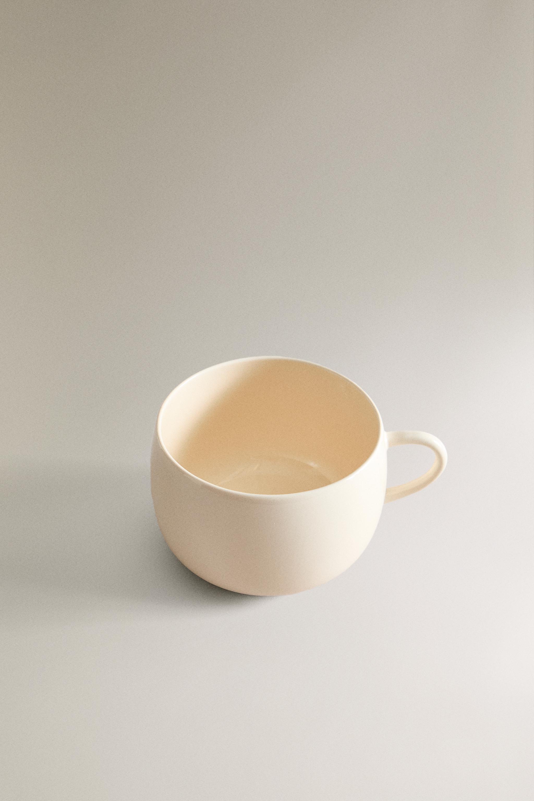 PLAIN STONEWARE DEEP MUG