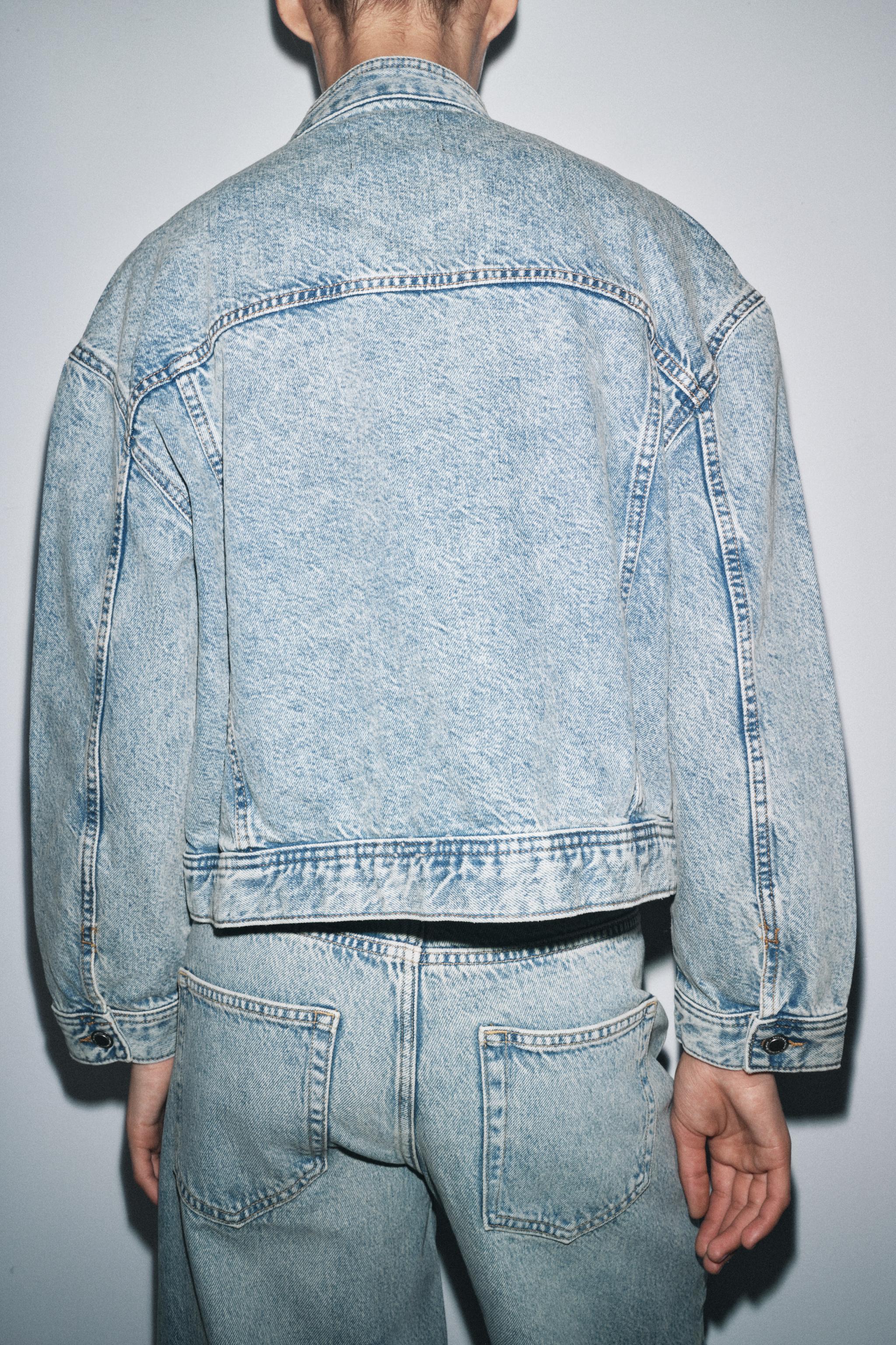 ZW COLLECTION CROSSOVER DENIM JACKET