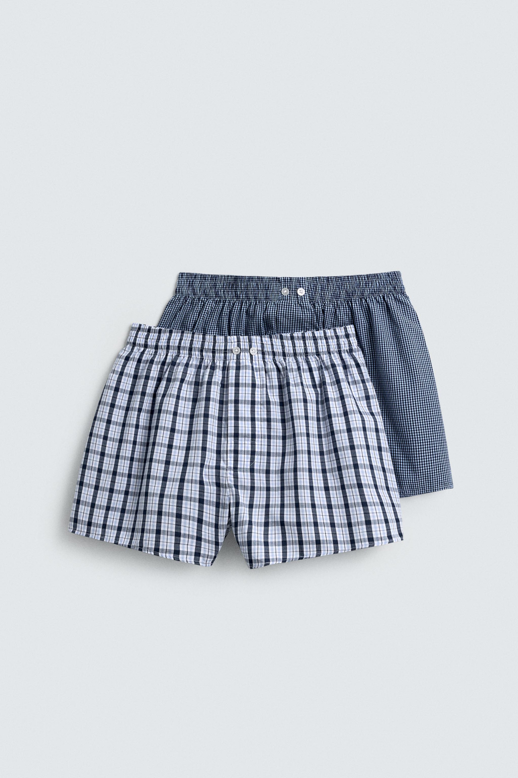 COMBINED POPLIN BOXERS 2-PACK