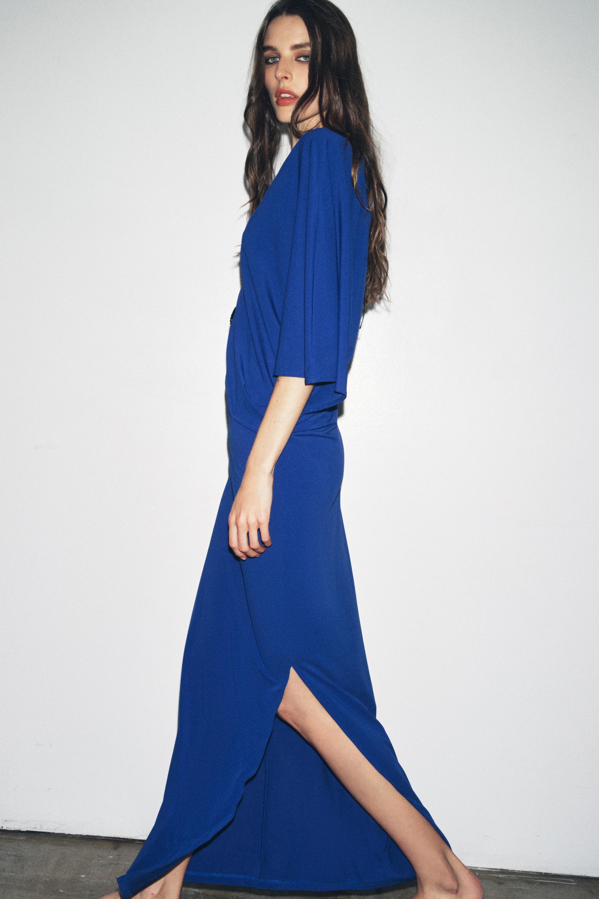 ASYMMETRIC MAXI DRESS