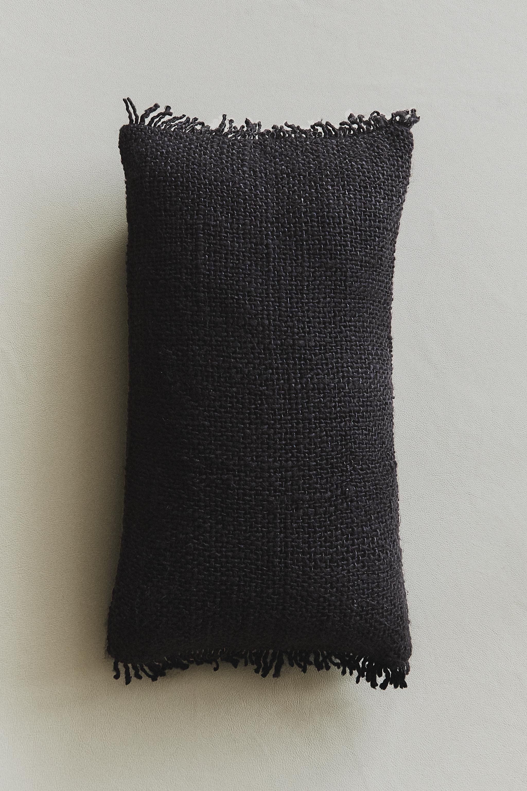 FRINGED THROW PILLOW COVER