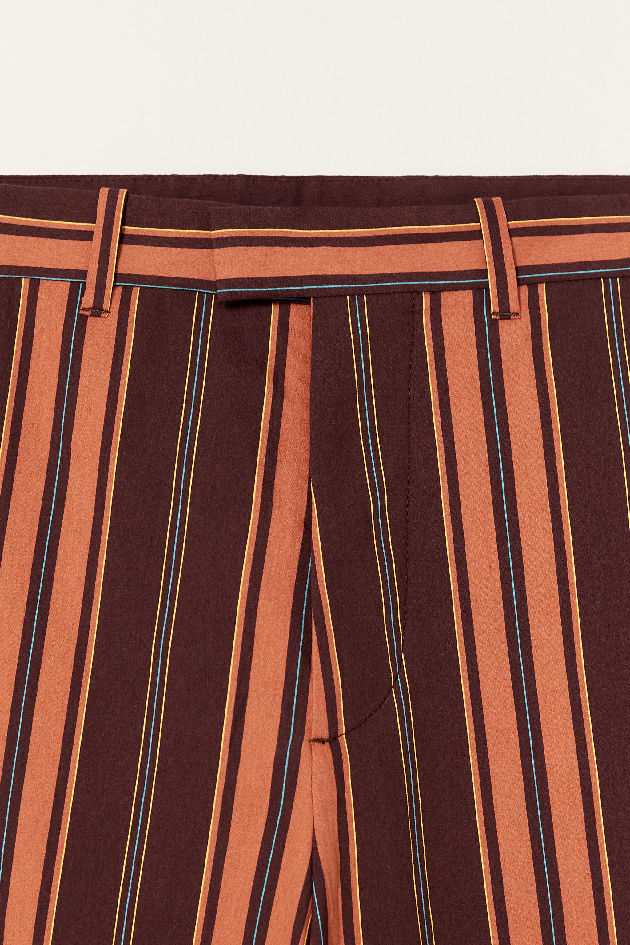 LIMITED EDITION STRIPED SUIT PANTS