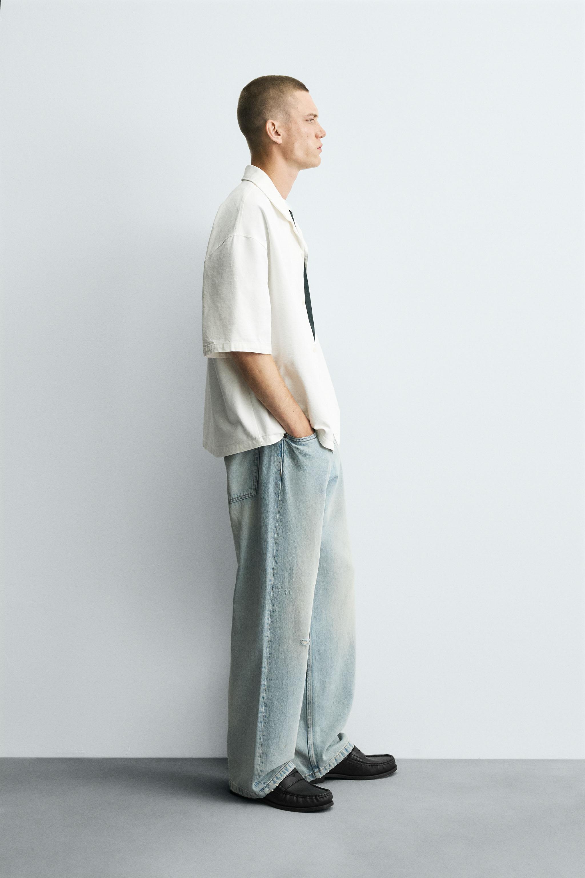 TEXTURED PRINT SHIRT