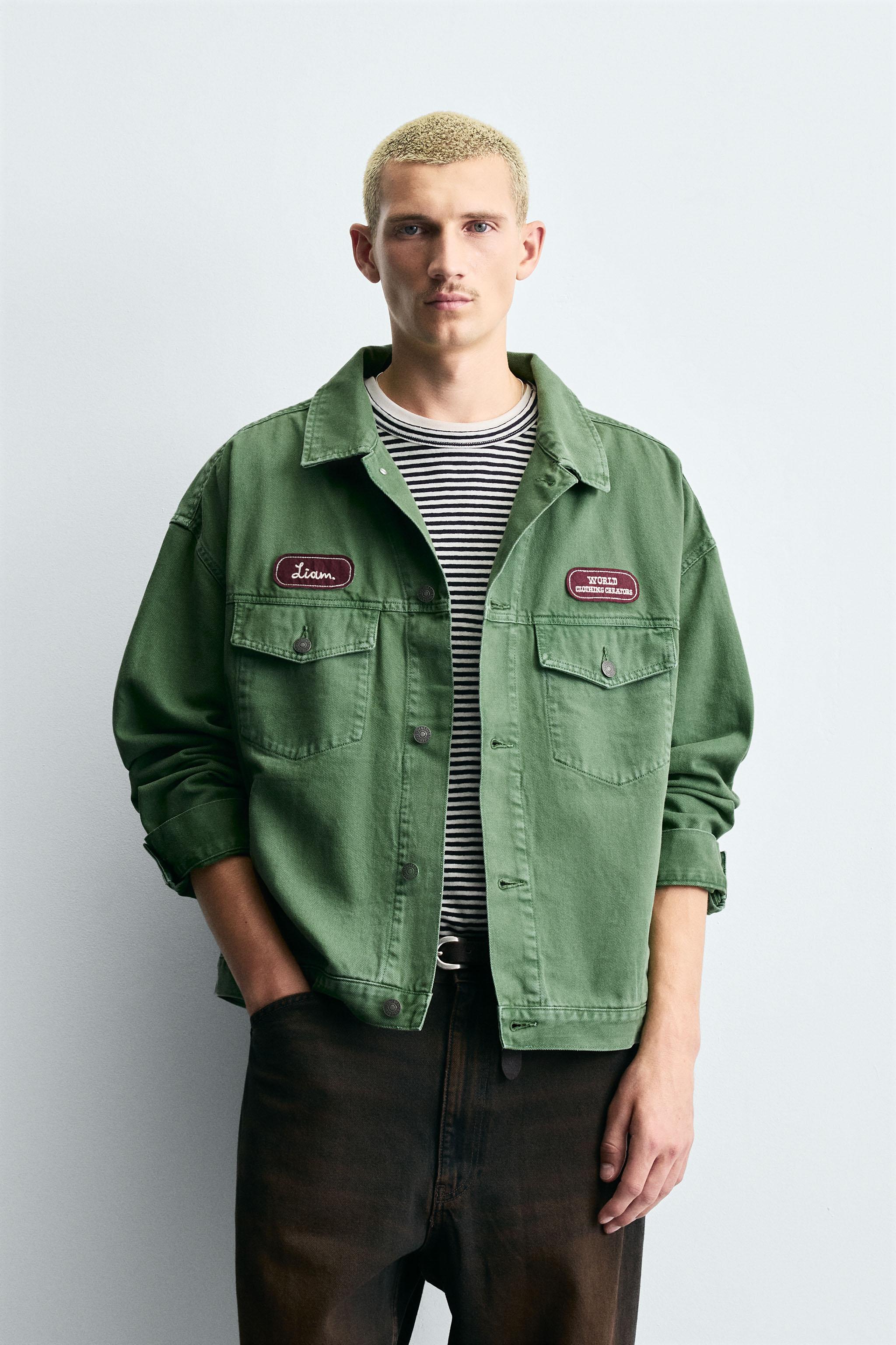 WASHED PATCH JACKET