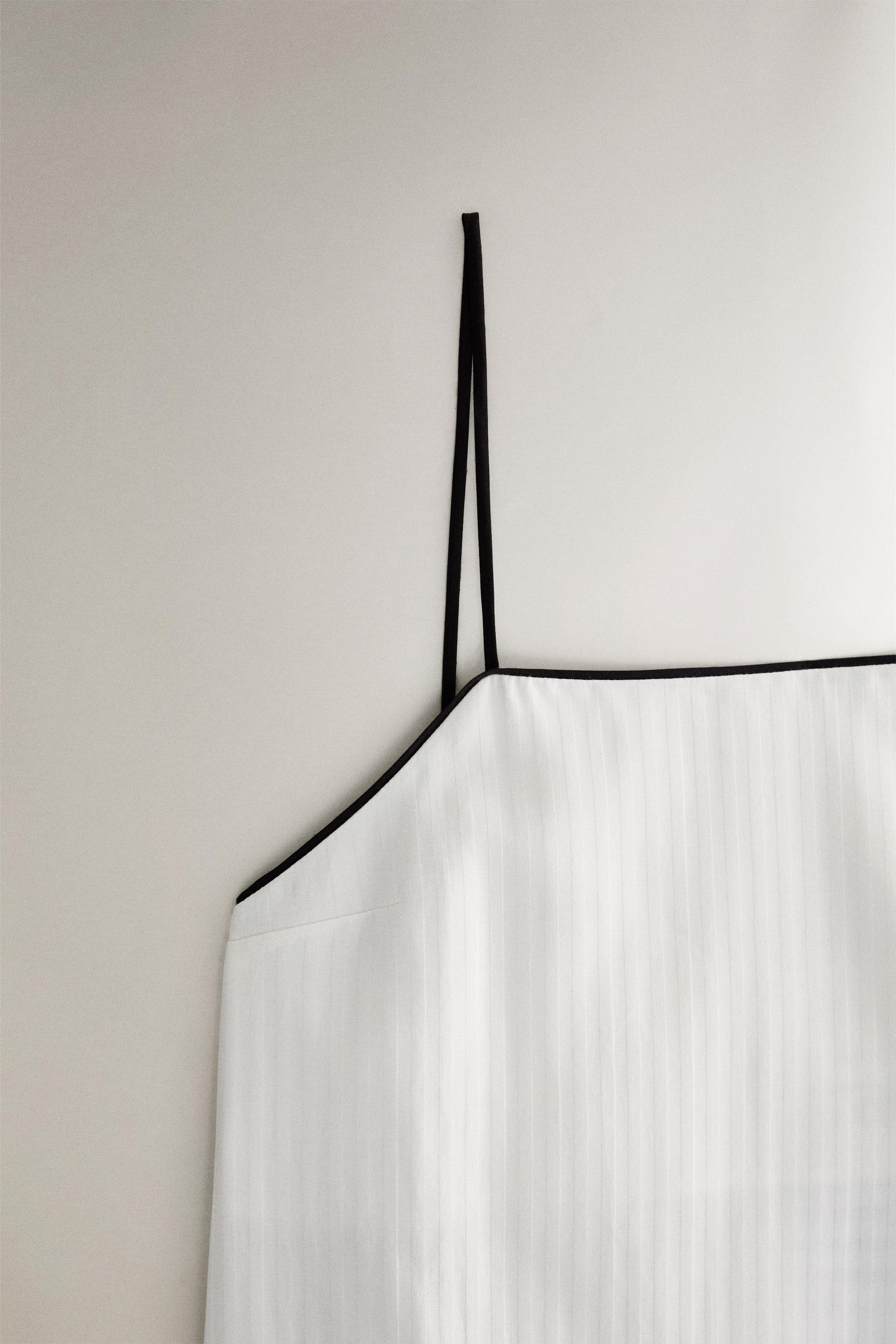 STRIPED JACQUARD NIGHTGOWN