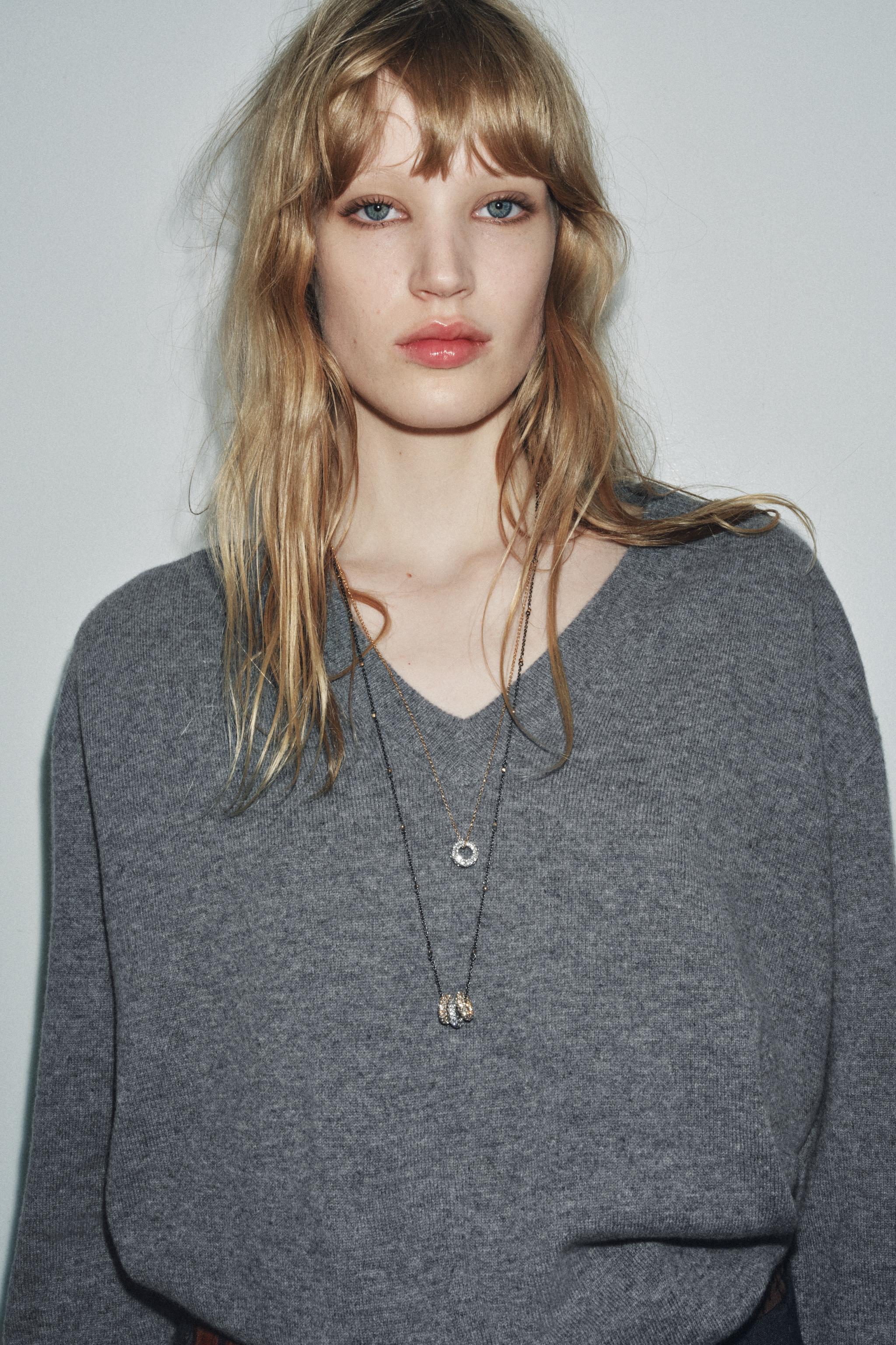 100% WOOL OVERSIZED KNIT SWEATER