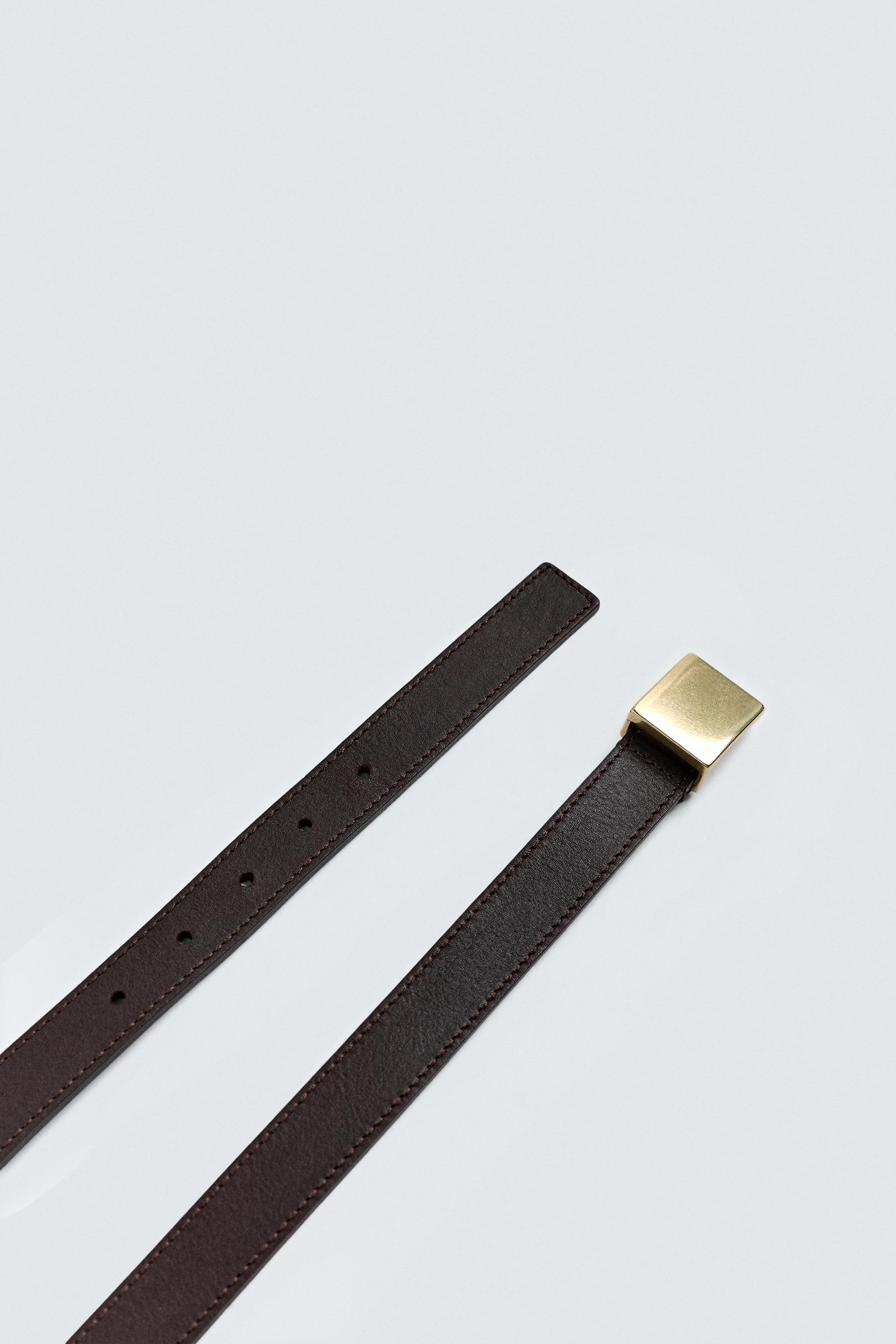 LIMITED EDITION PLATE LEATHER BELT