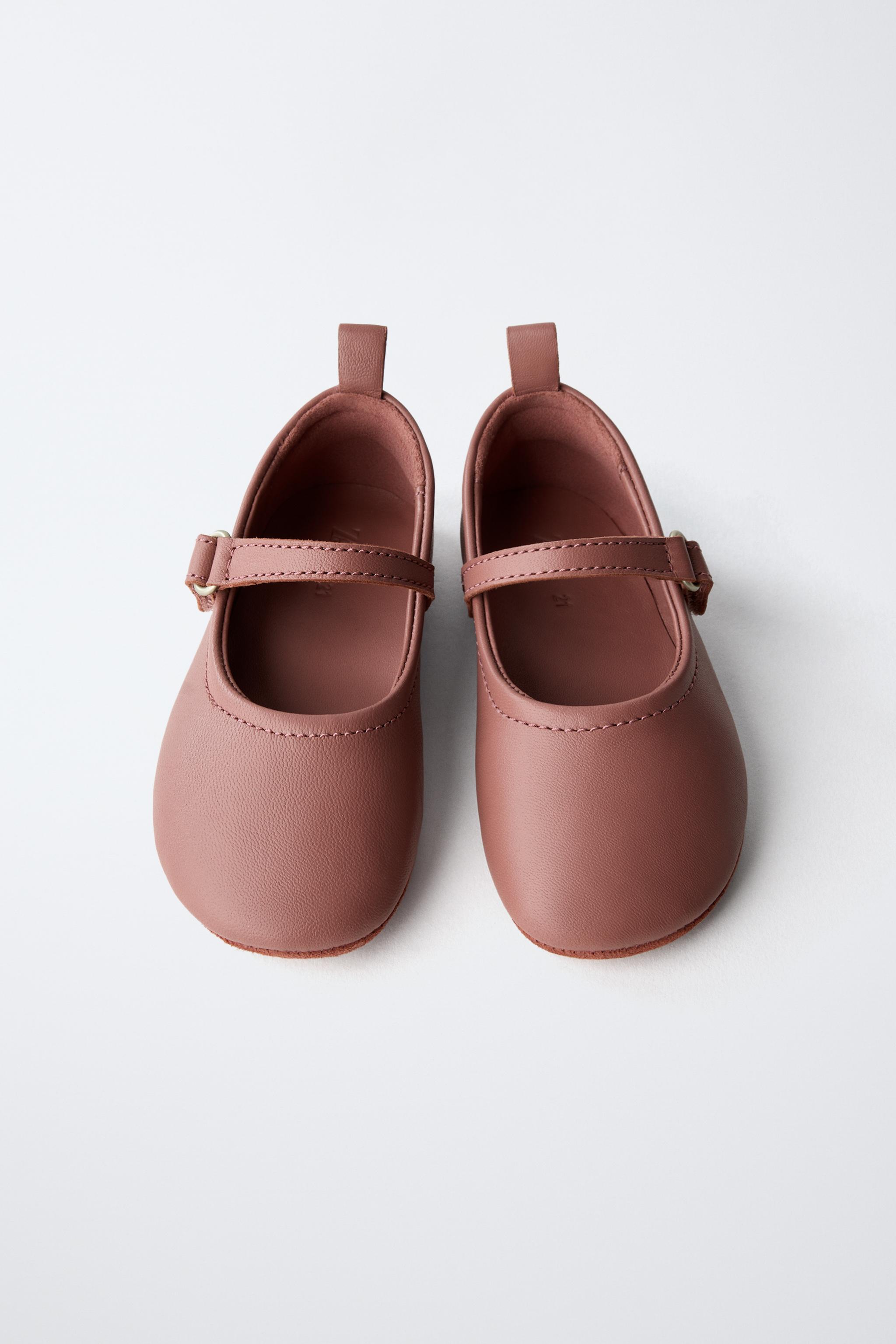 LEATHER BALLET FLATS