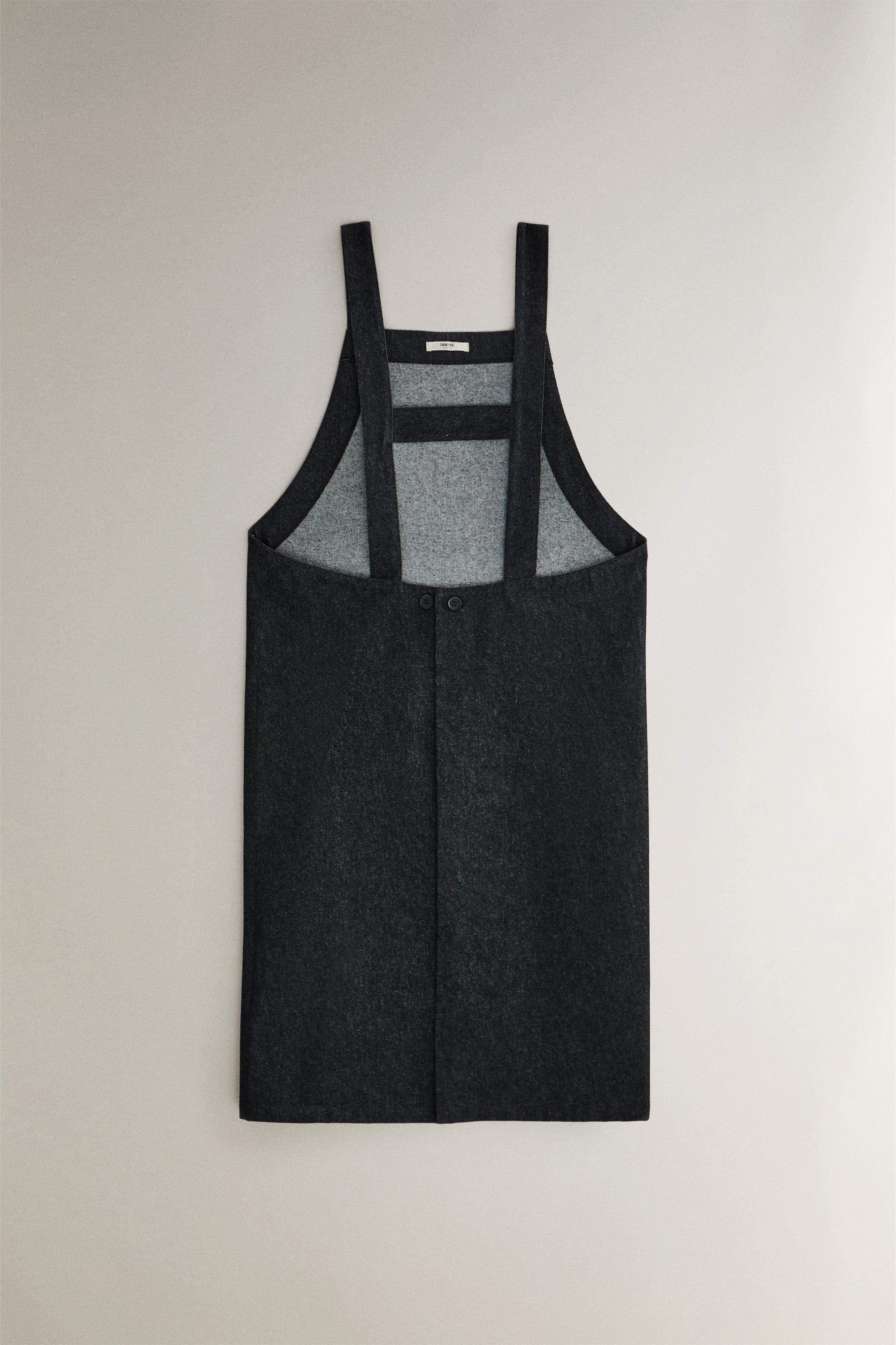 DENIM WHOLE BODY APRON