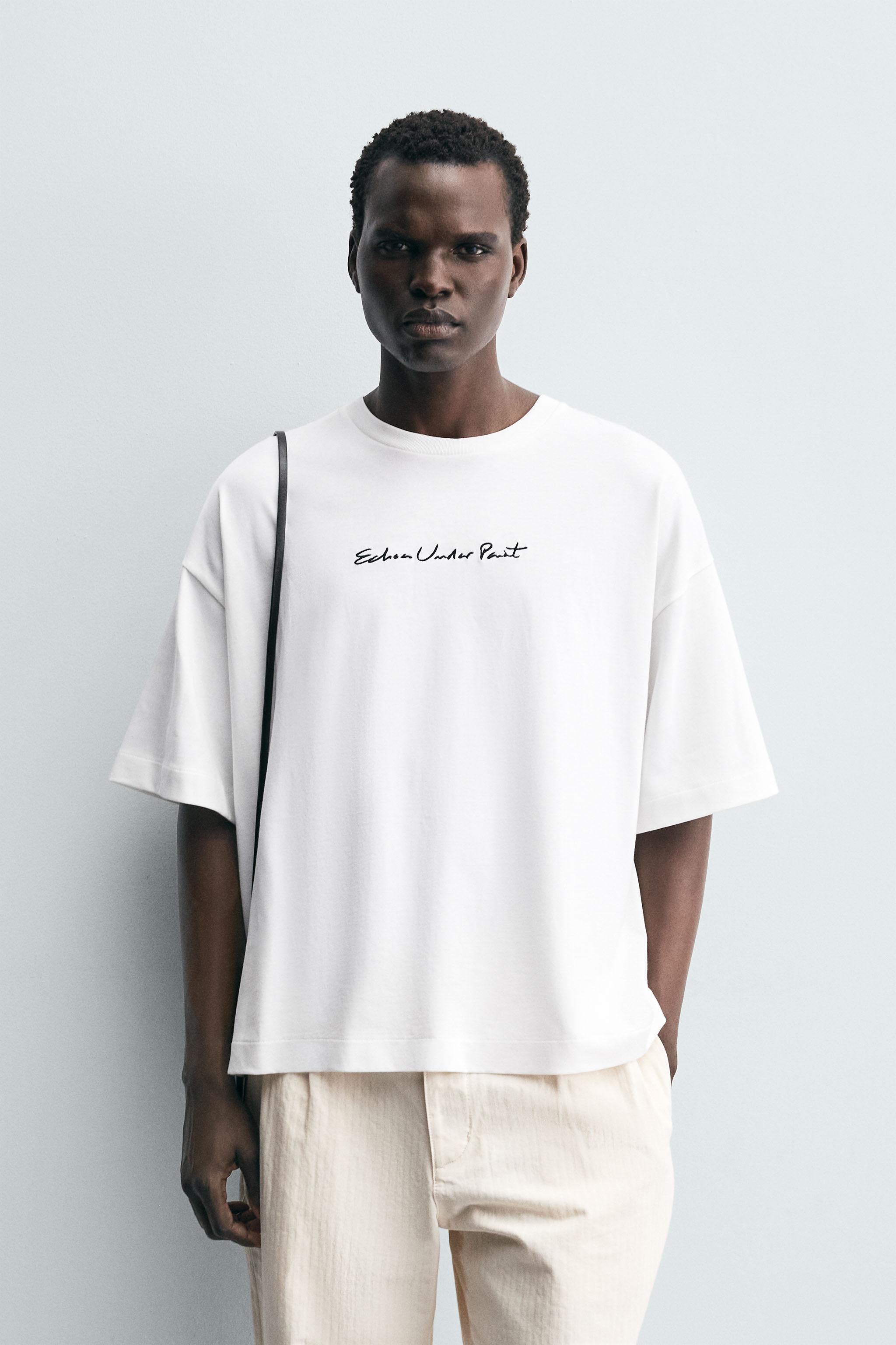 ABSTRACT PRINT T-SHIRT