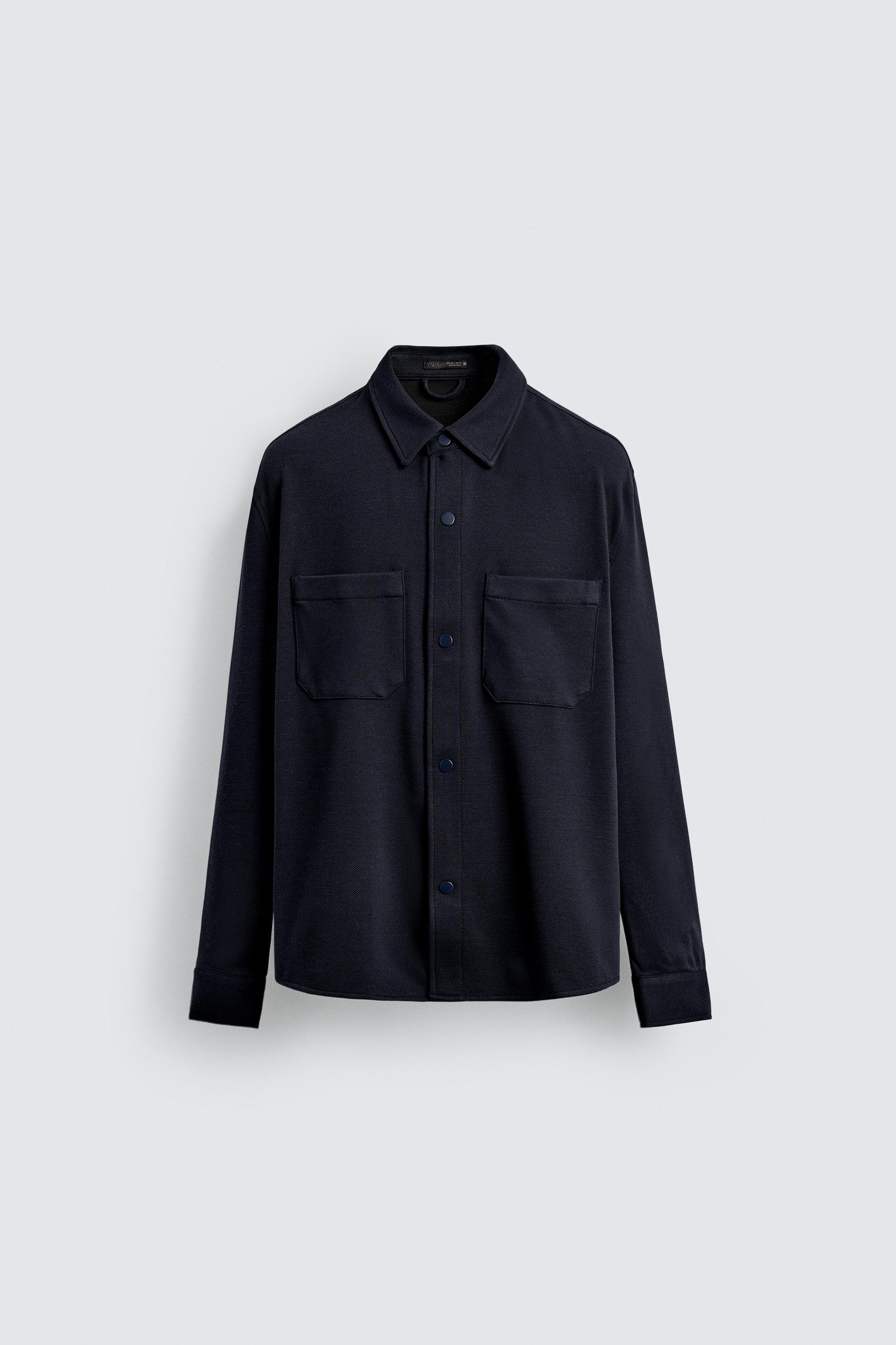 COMFORT TEXTURED OVERSHIRT