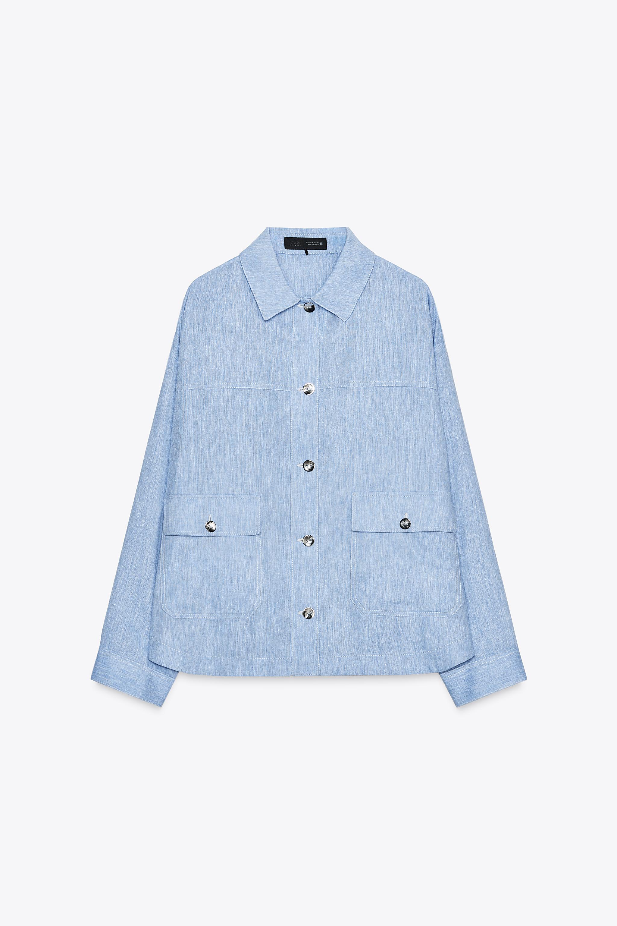 LINEN OVERSHIRT