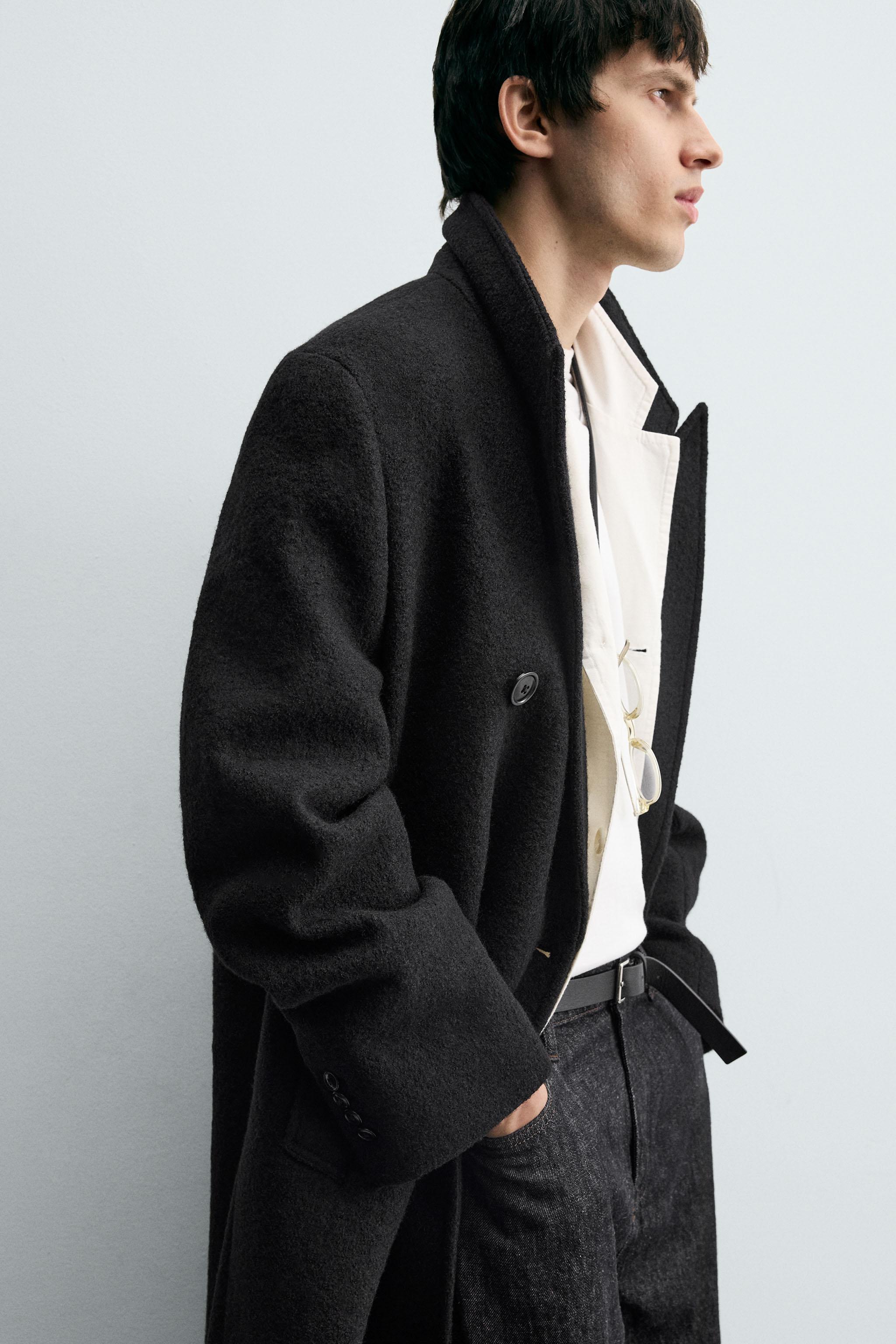 WOOL COAT BOUCLÉ TEXTURE