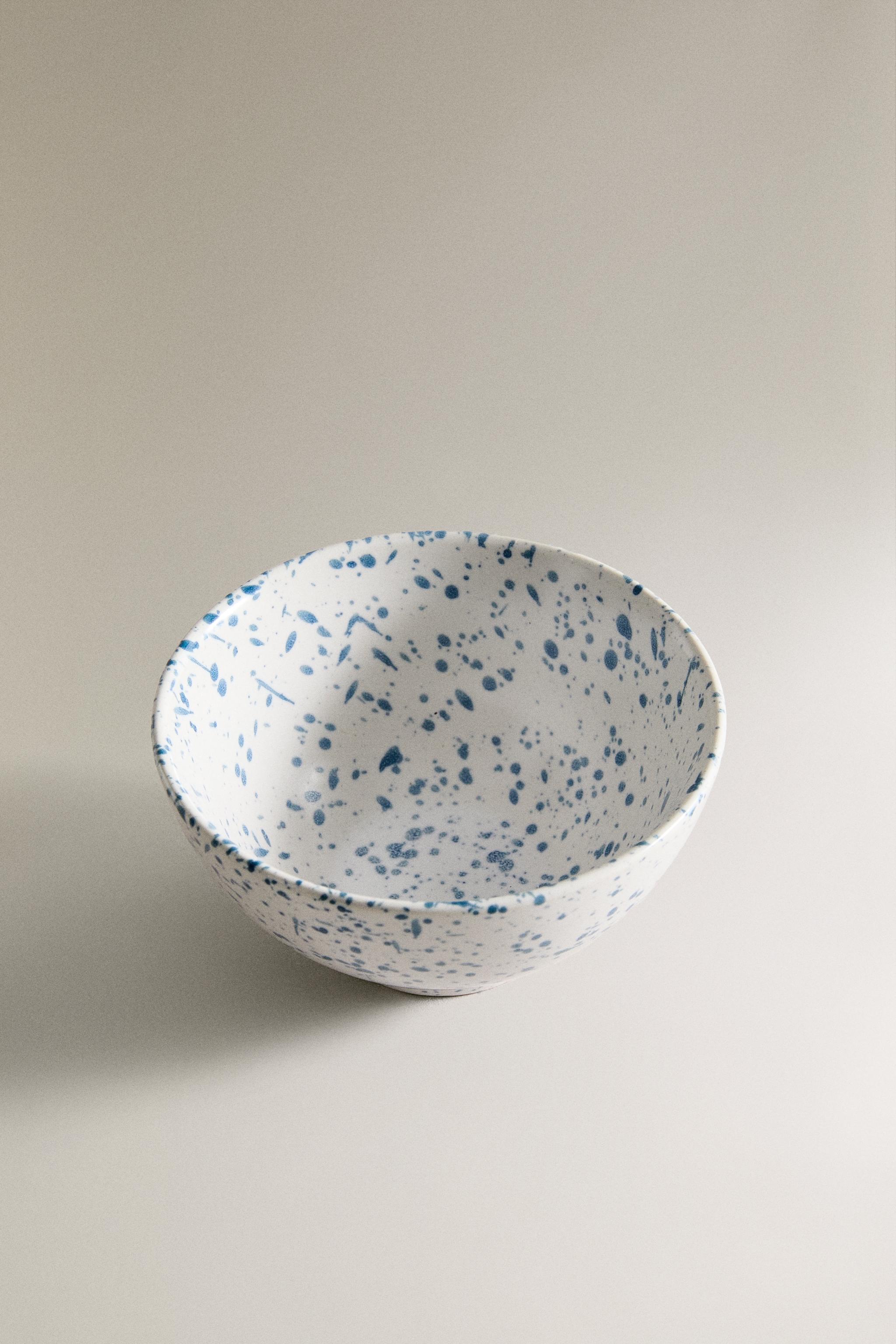 SPECKLED MINI STONEWARE BOWL