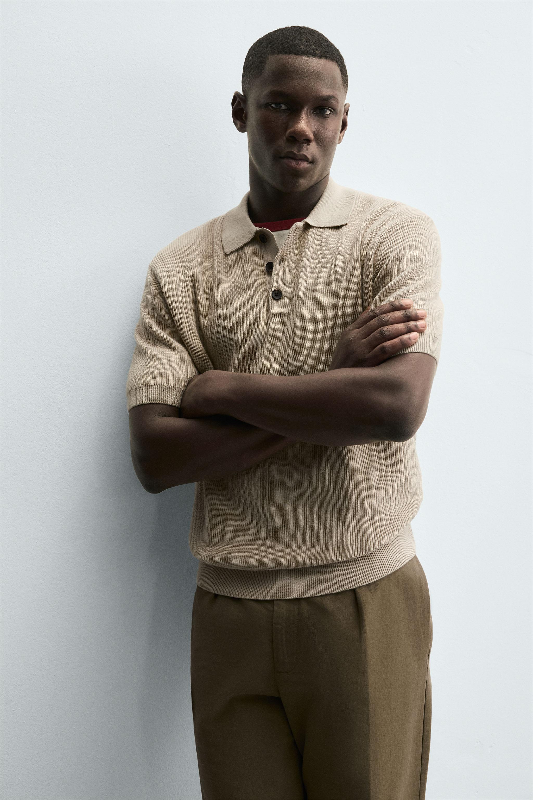 PEARL KNIT POLO SHIRT