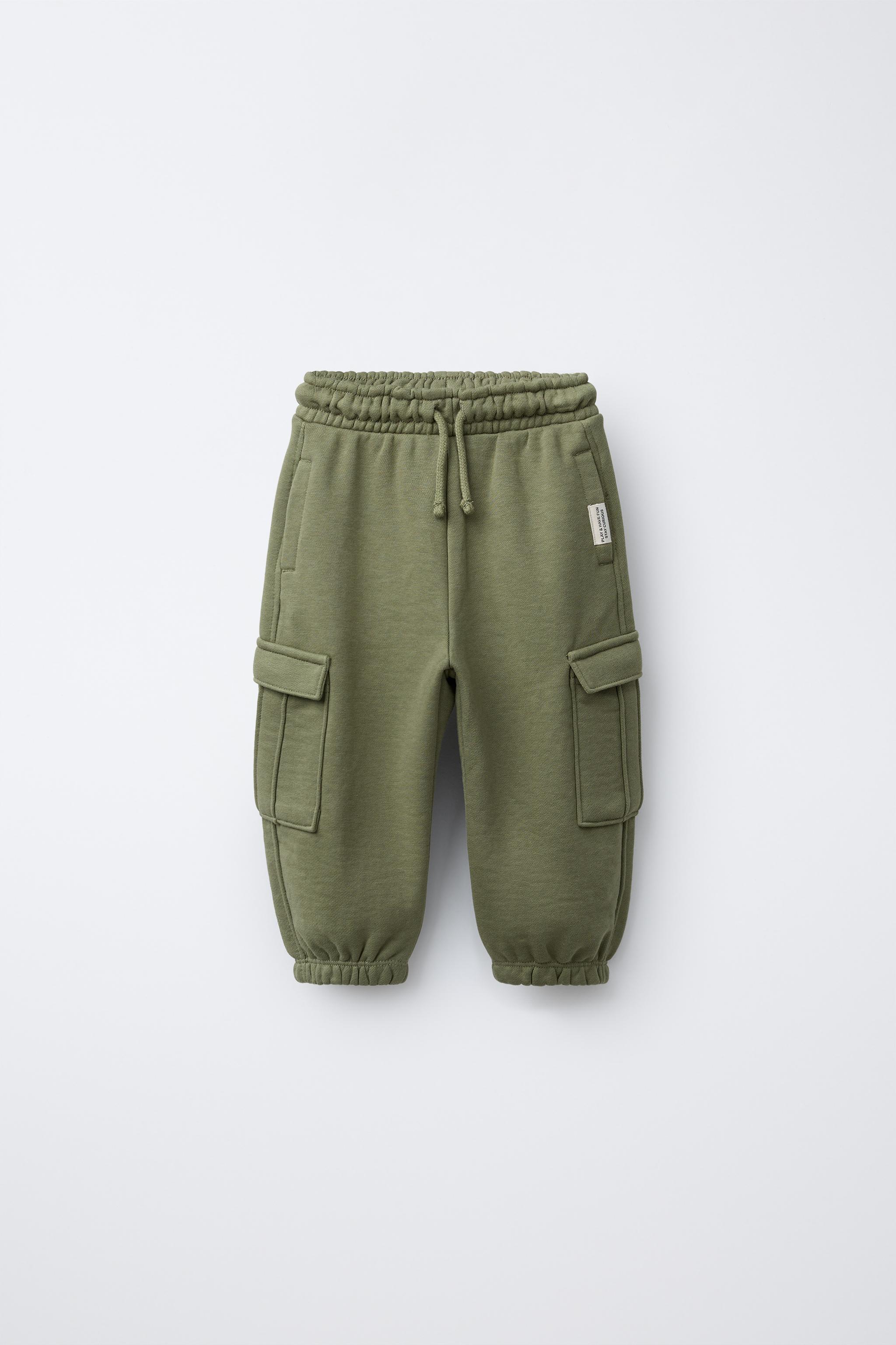 FLEECE CARGO JOGGER PANTS