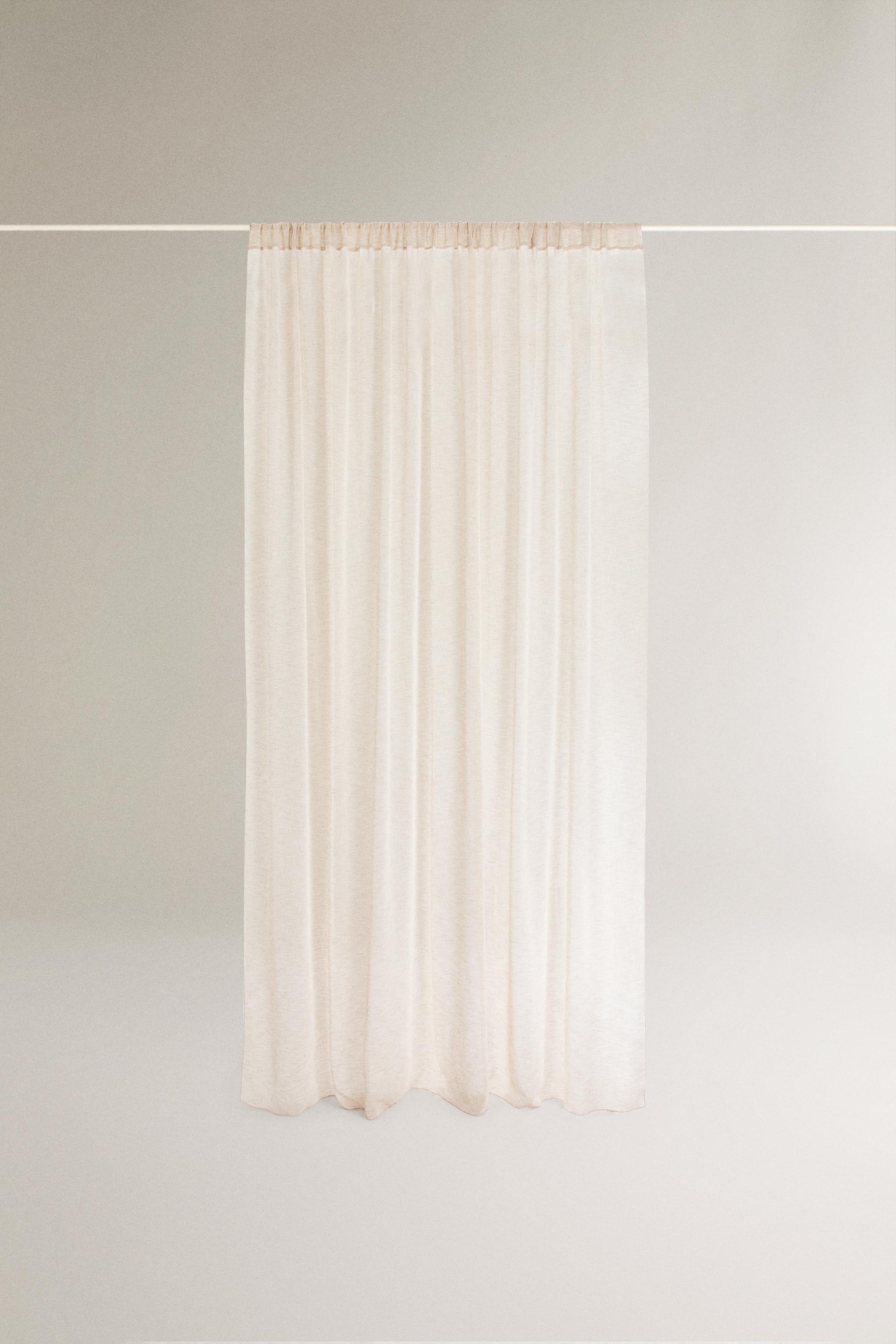 LOW OPACITY DOUBLE-WIDE FINE CURTAIN