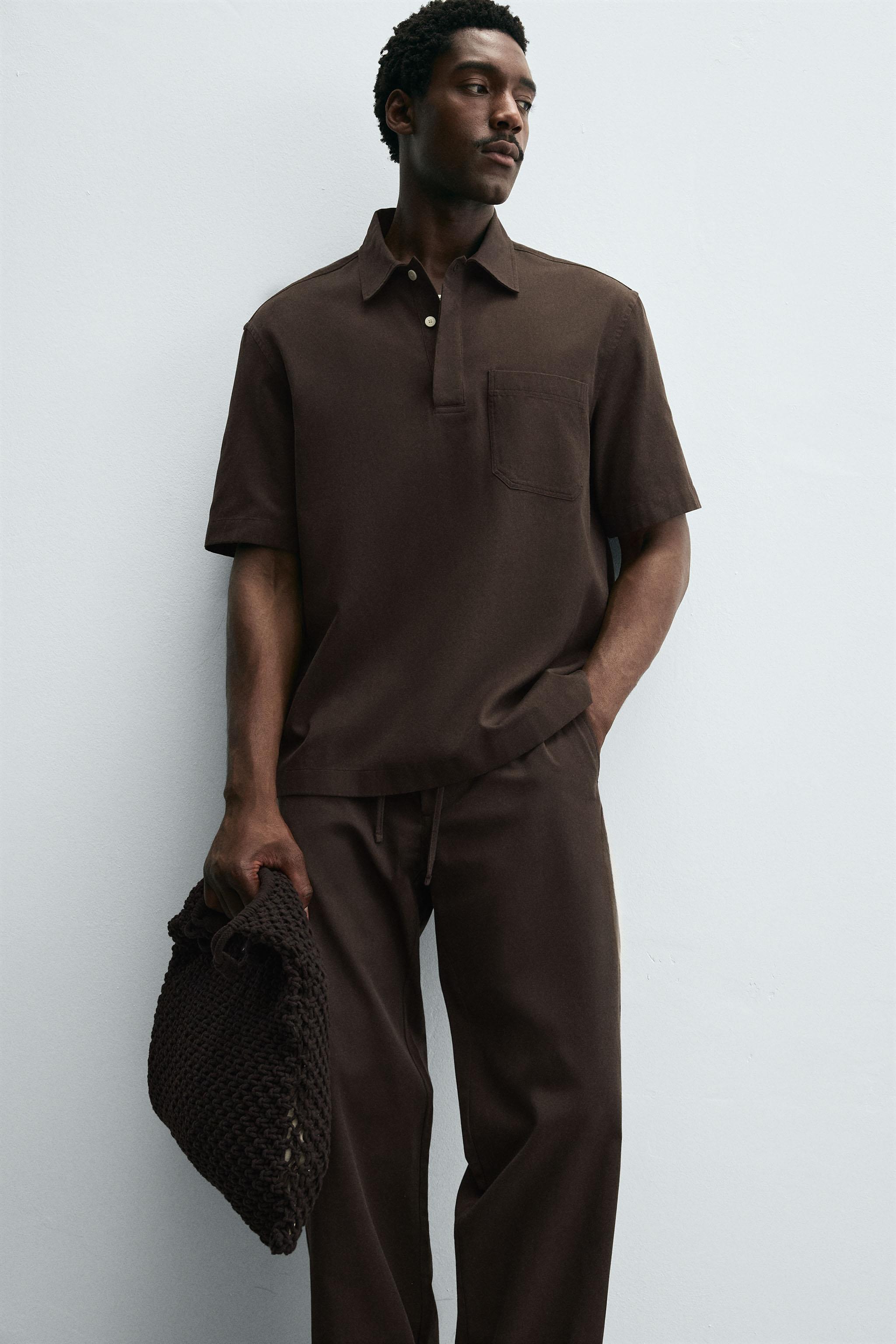 LYOCELL - COTTON POLO SHIRT