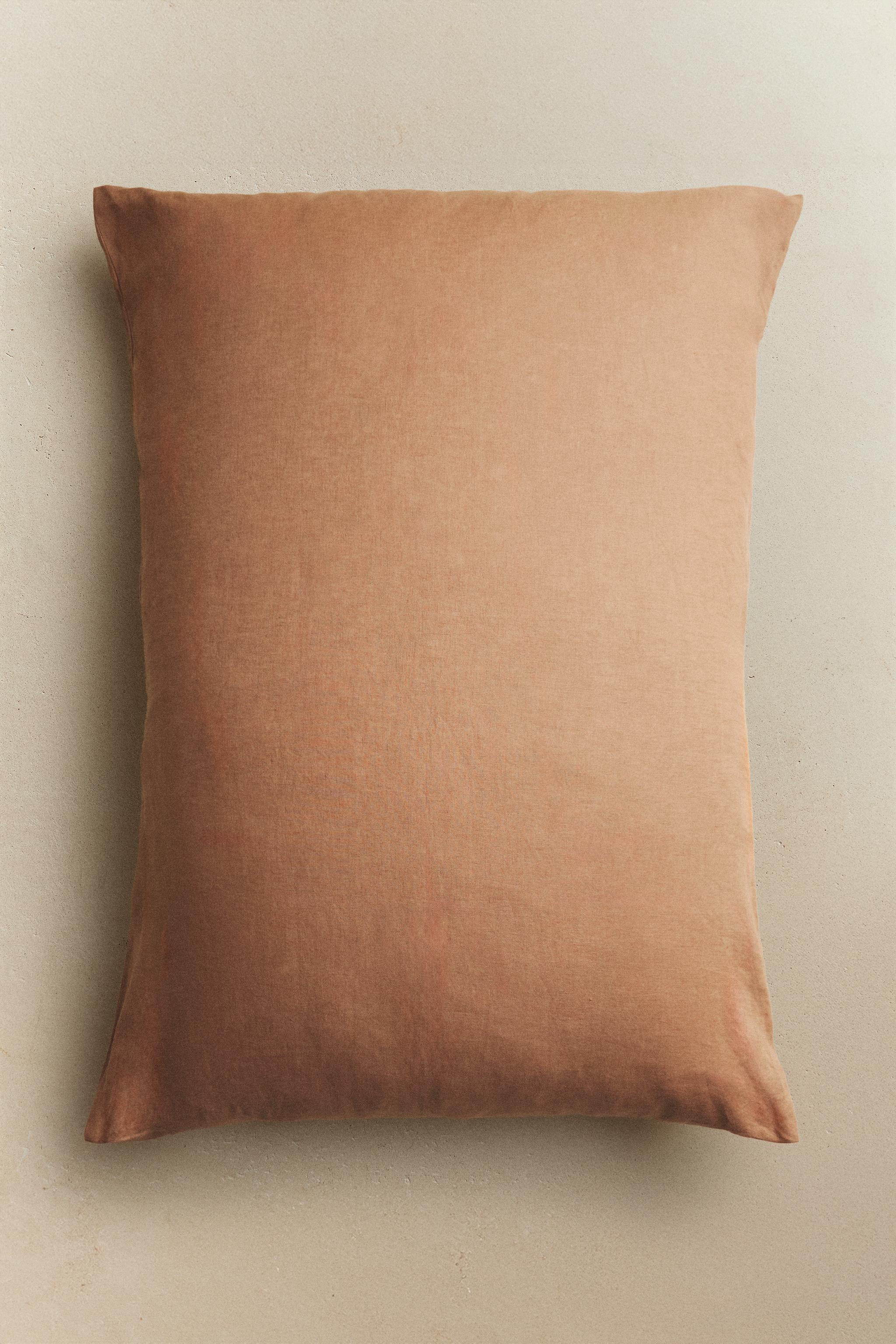 XXL LINEN THROW PILLOW COVER