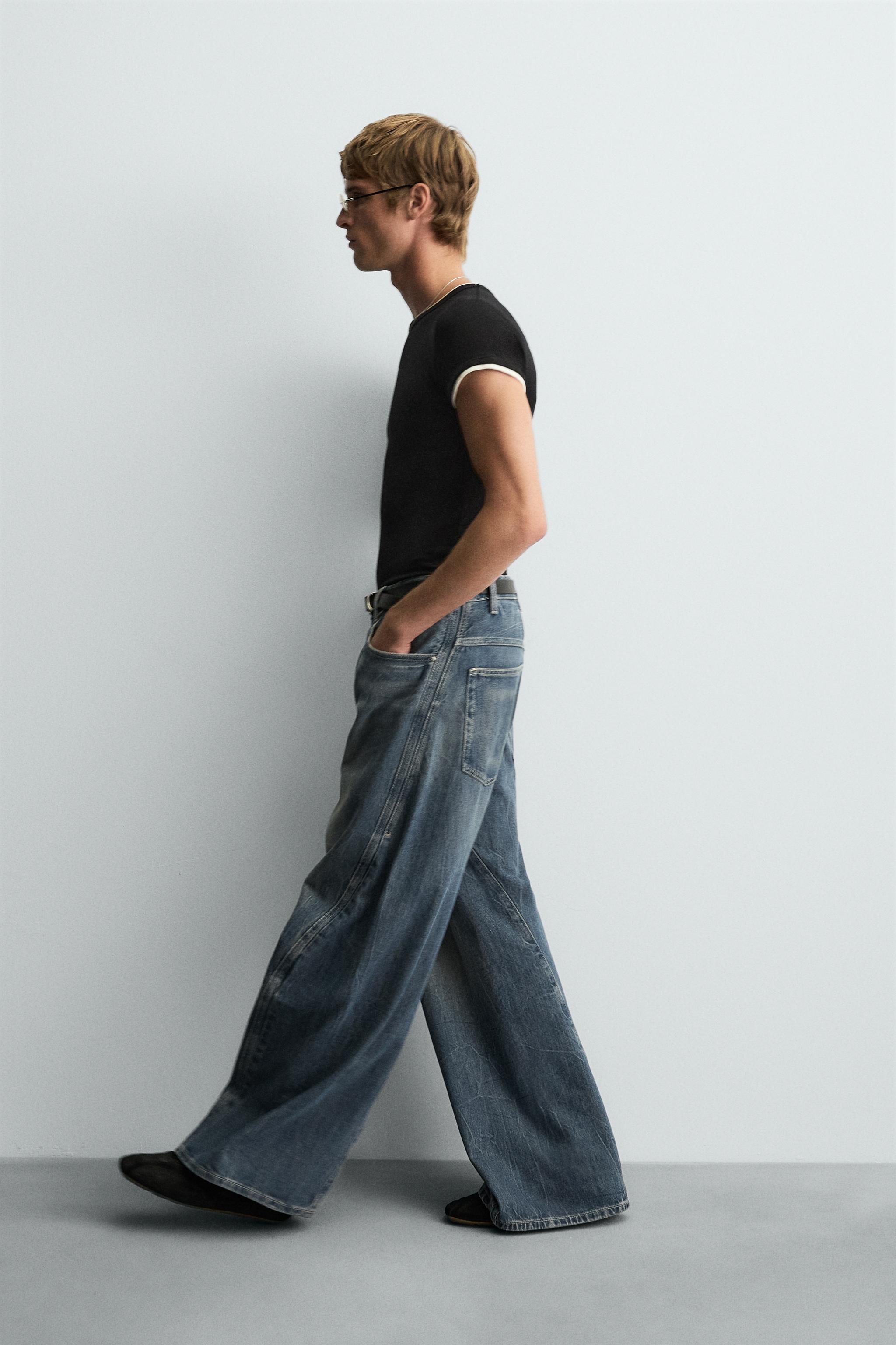 BAGGY FIT TWISTED SEAM JEANS