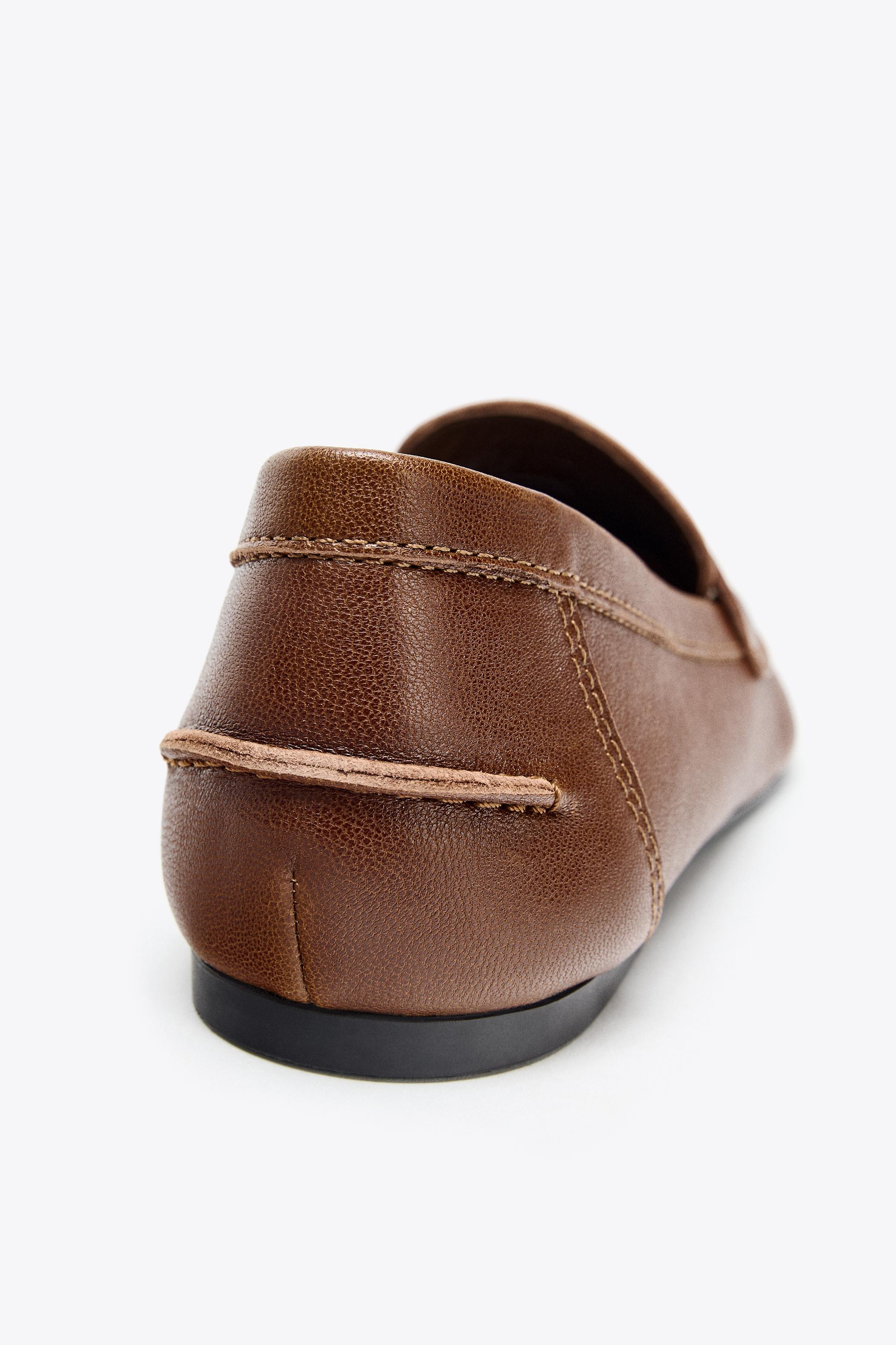 LEATHER PENNY LOAFERS