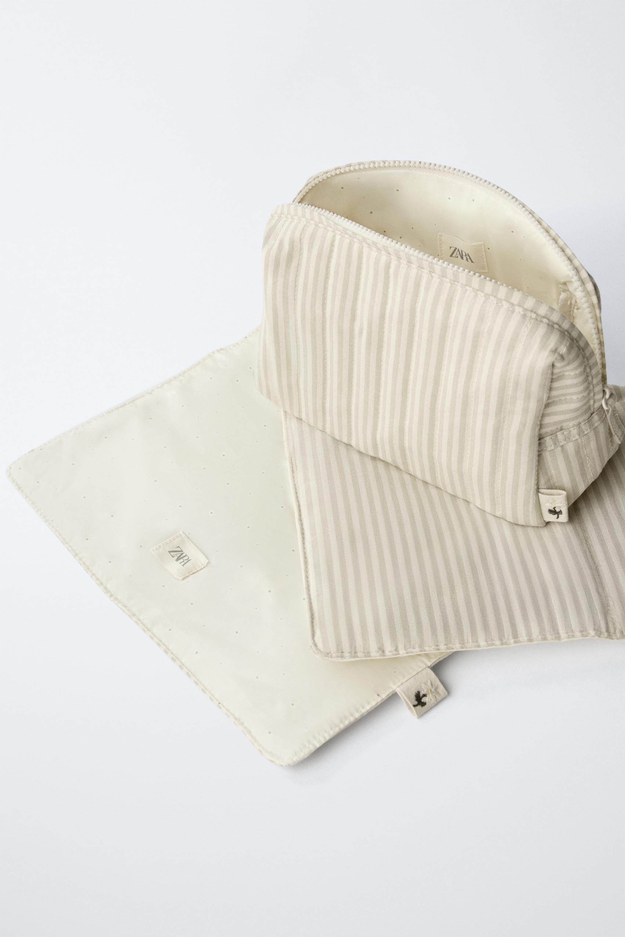 STRIPED MATERNITY BAG