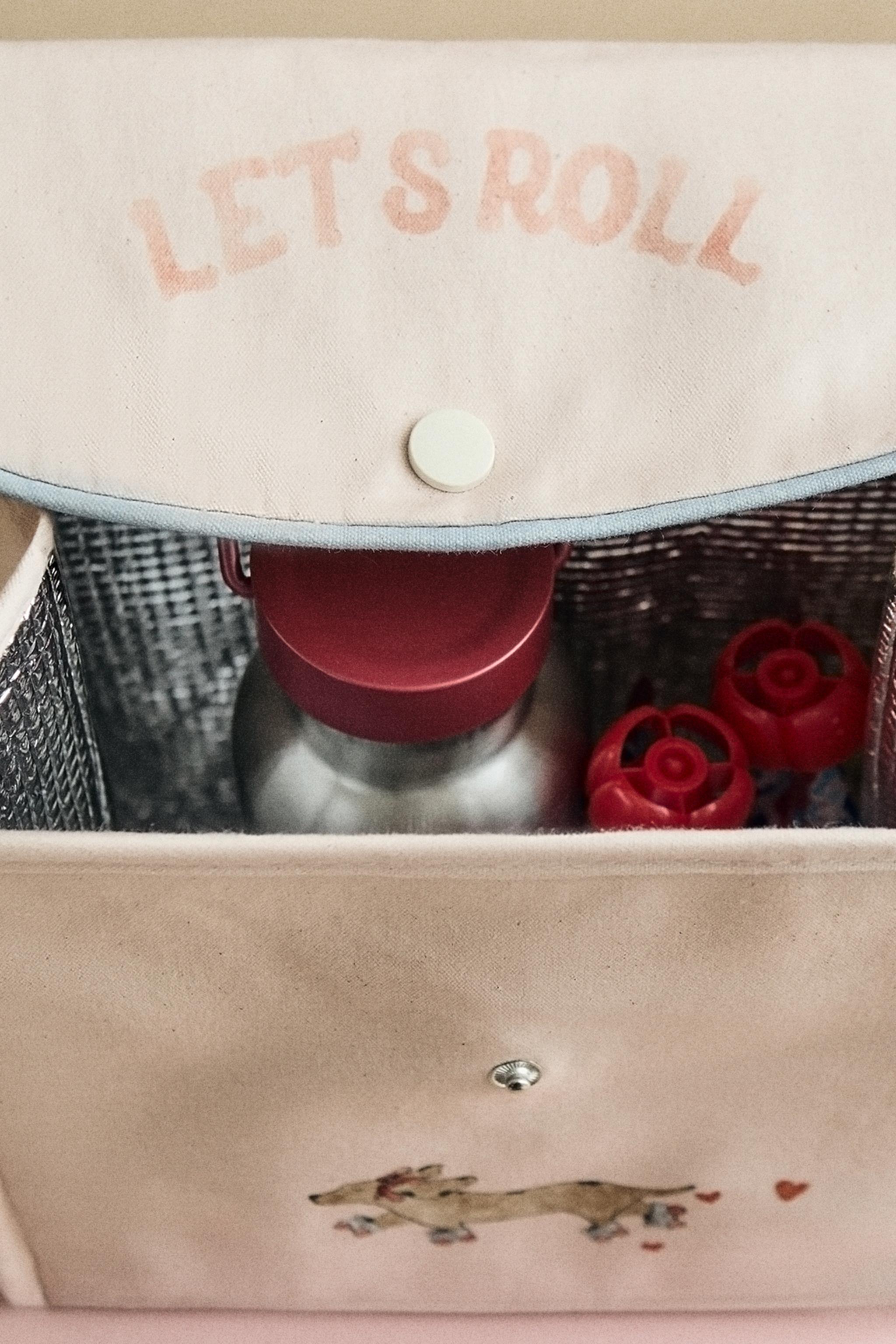 CHILDREN'S SKATING DOG LUNCH BOX