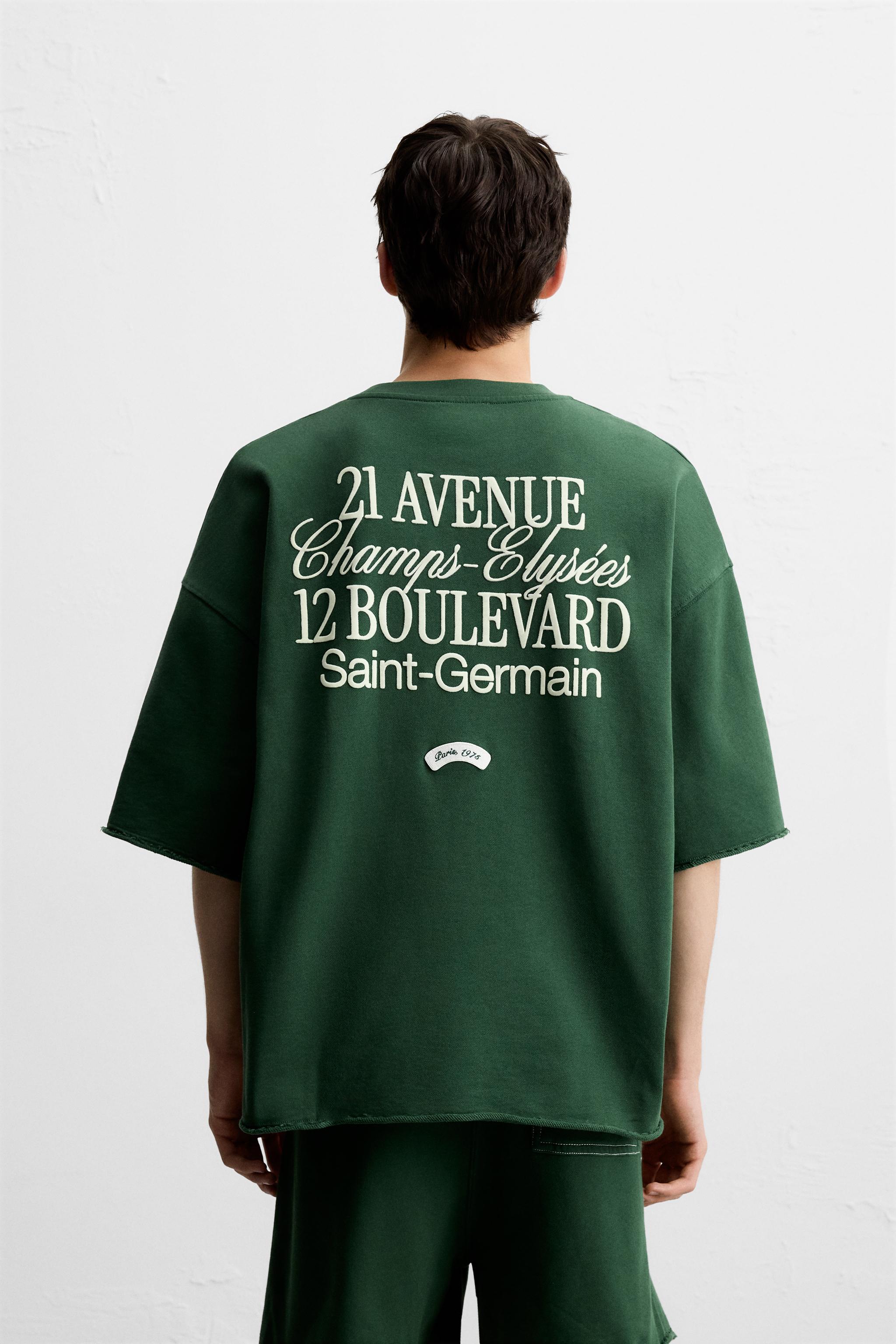 CONTRAST PATCH SWEATSHIRT