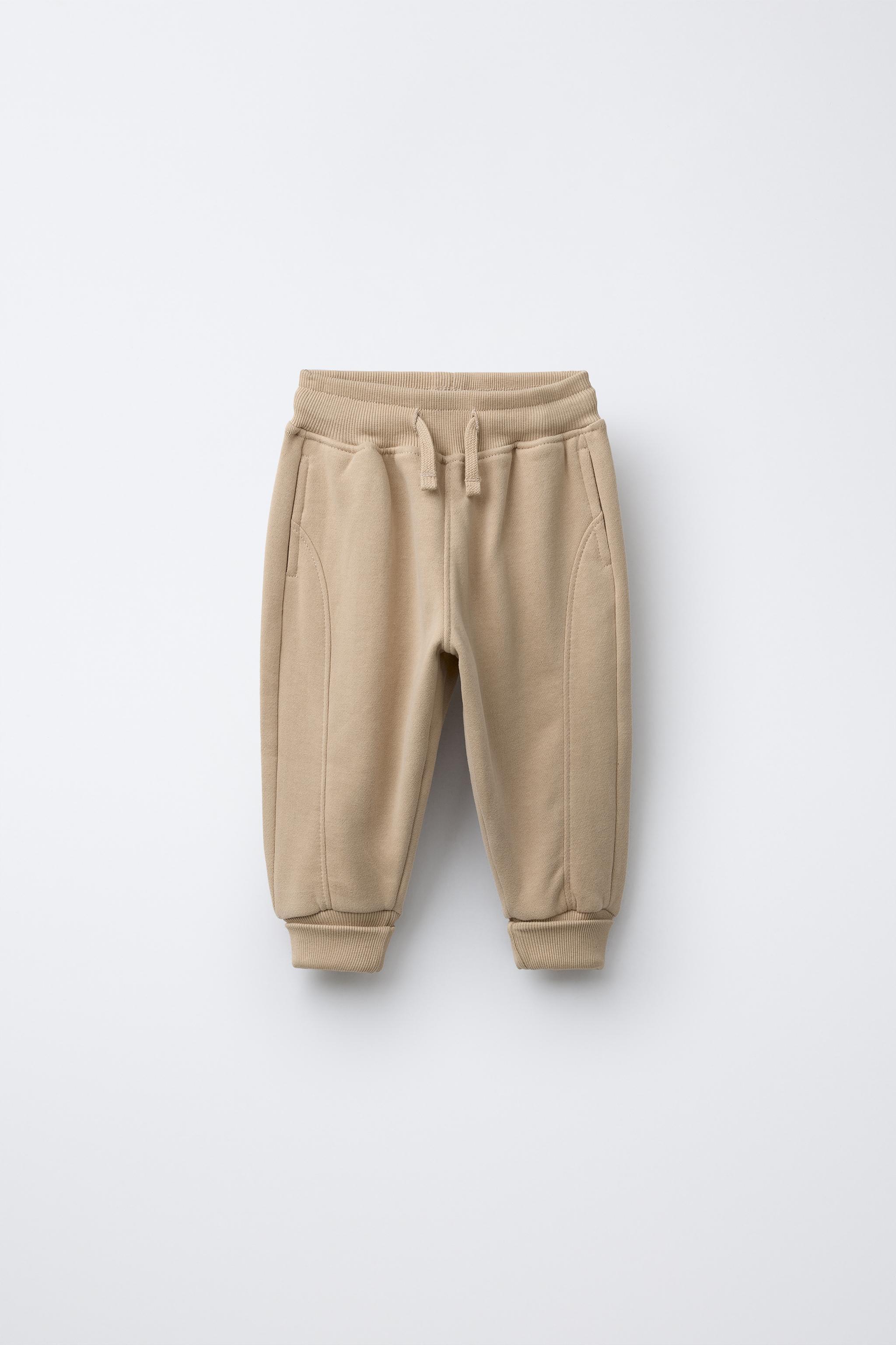 FLOCKED LOGO JOGGER PANTS