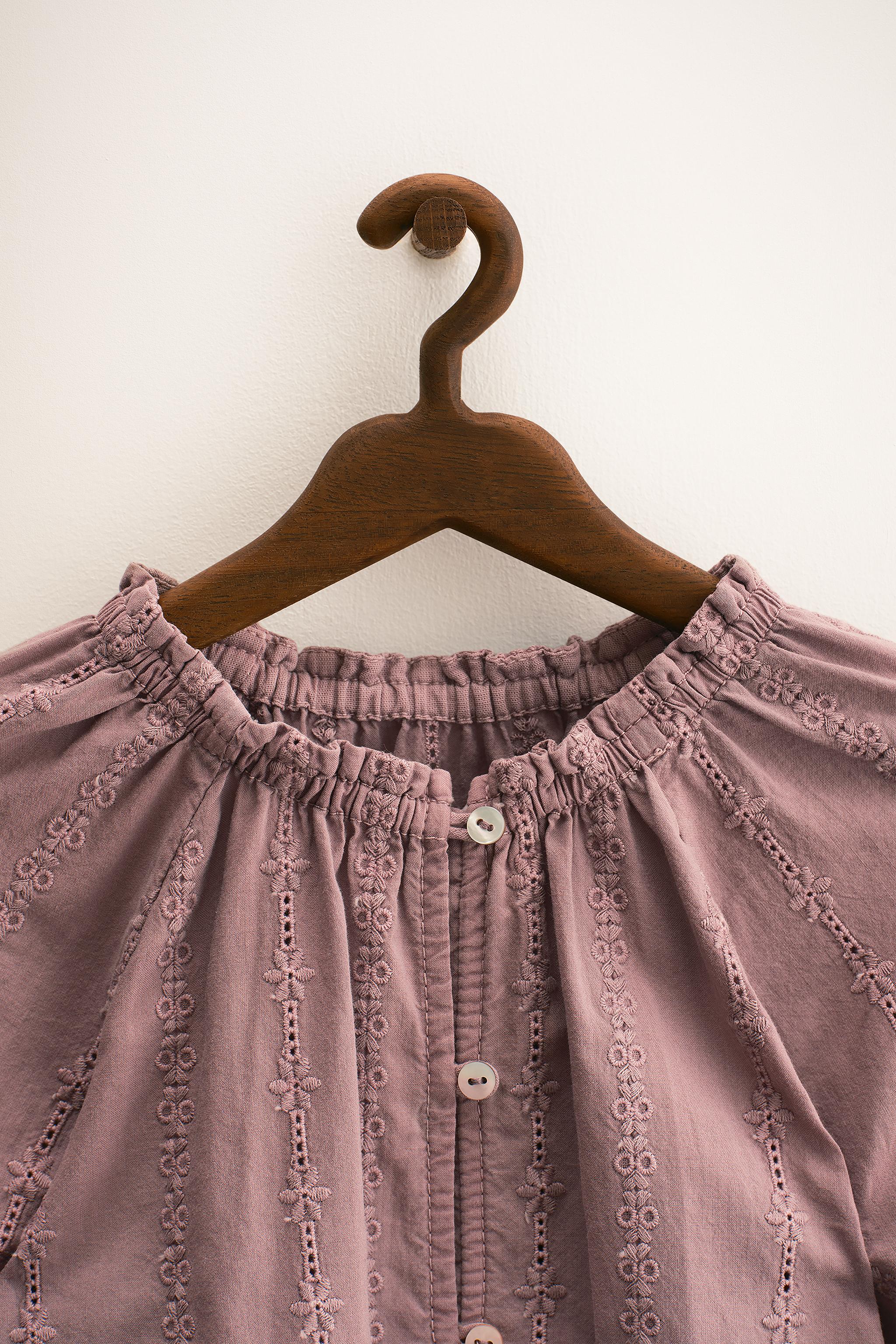 ZARA TIMELESS - SWISS EMBROIDERED BLOUSE