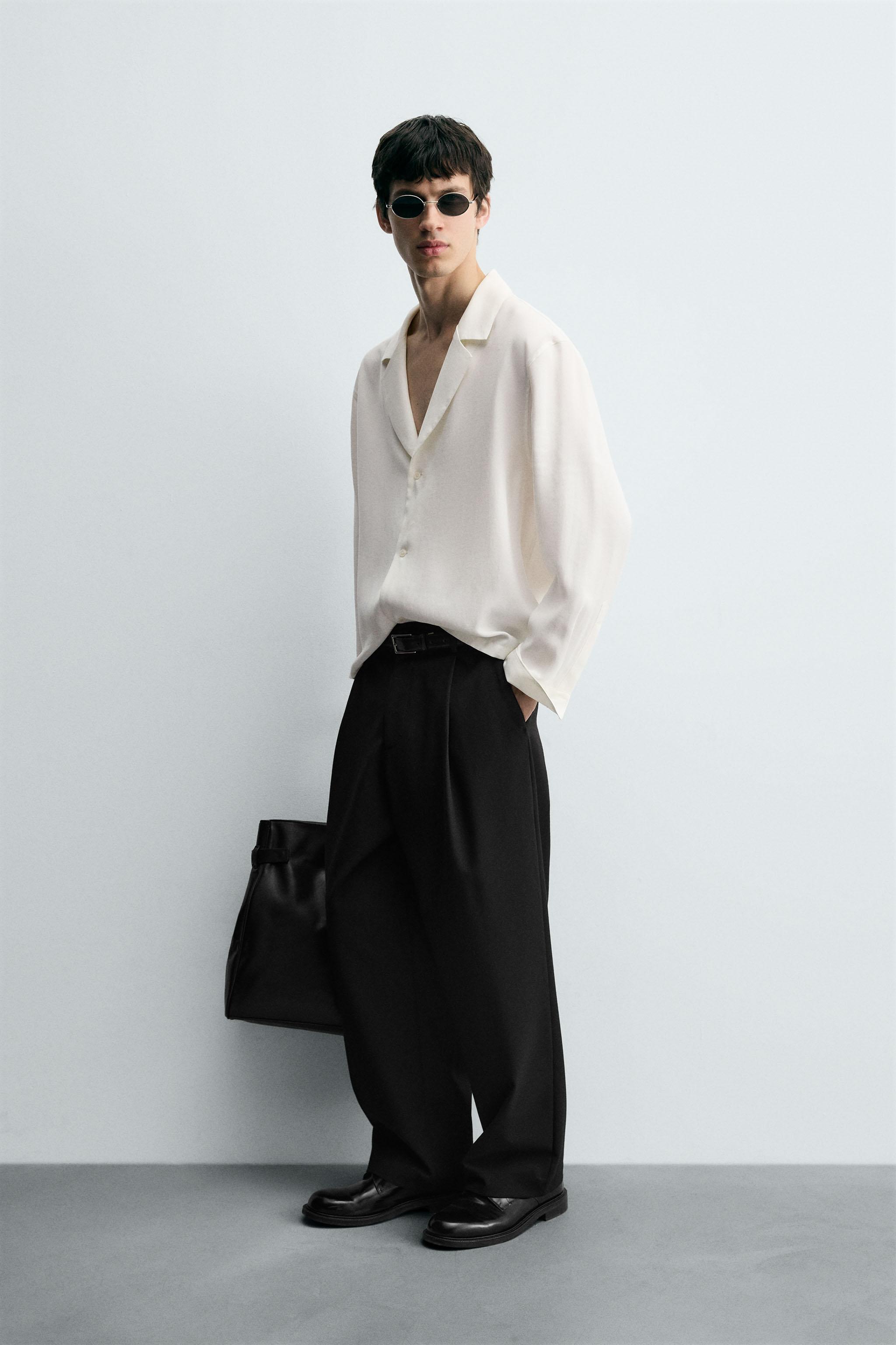 BOXY FIT FLOWY SHIRT