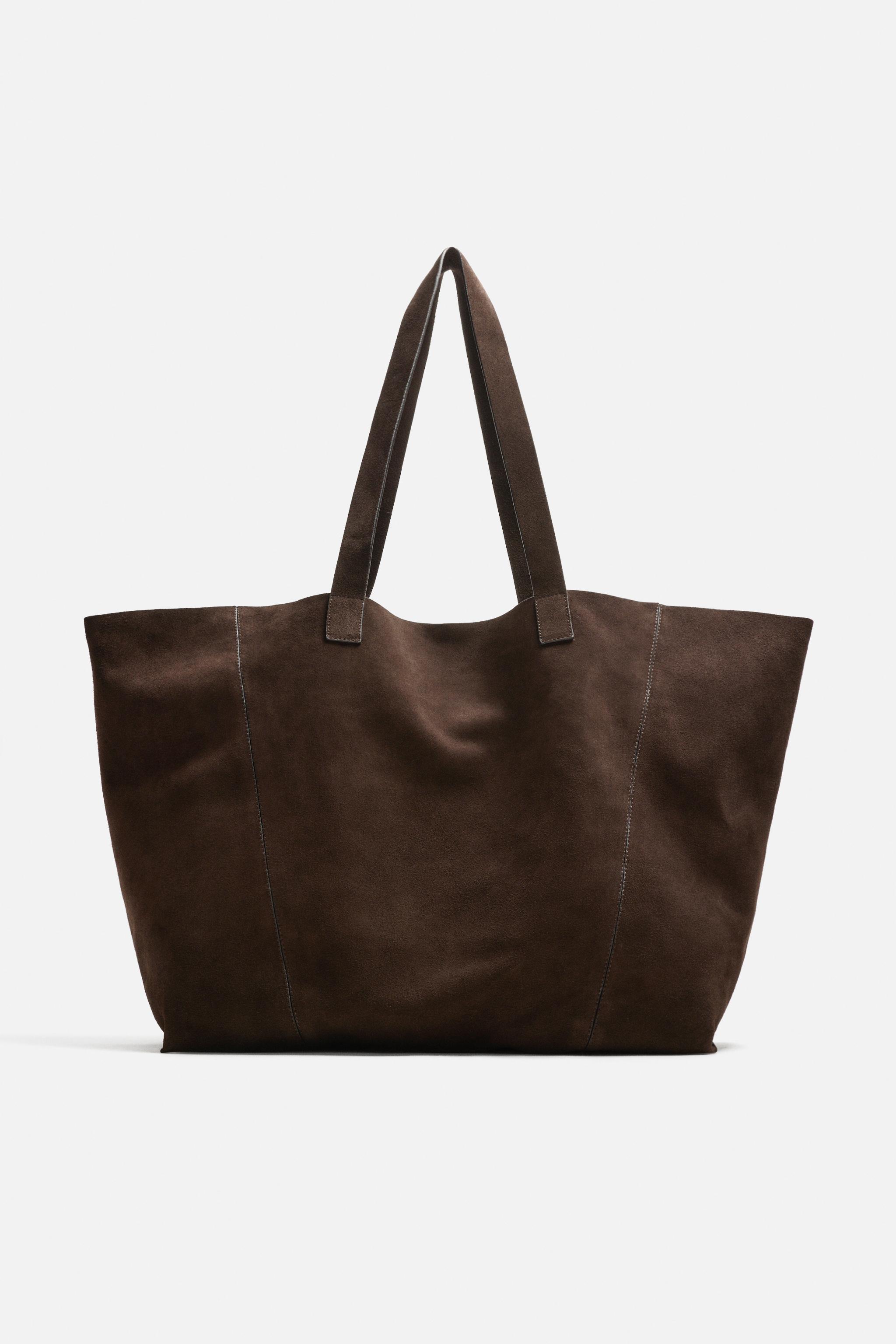 LEATHER SHOPPER BAG